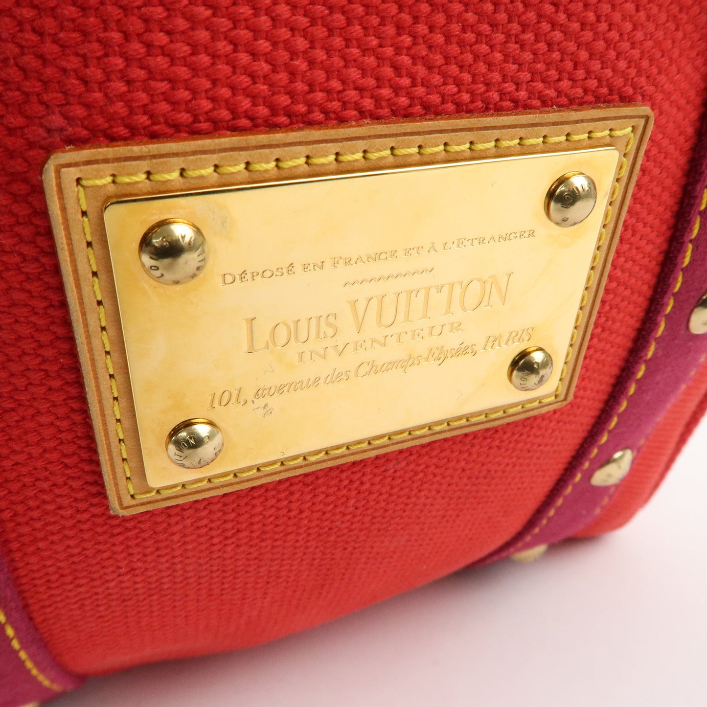 Louis Vuitton Set of 2 Antigua Cabas PM Hand Bag M40090 M40037