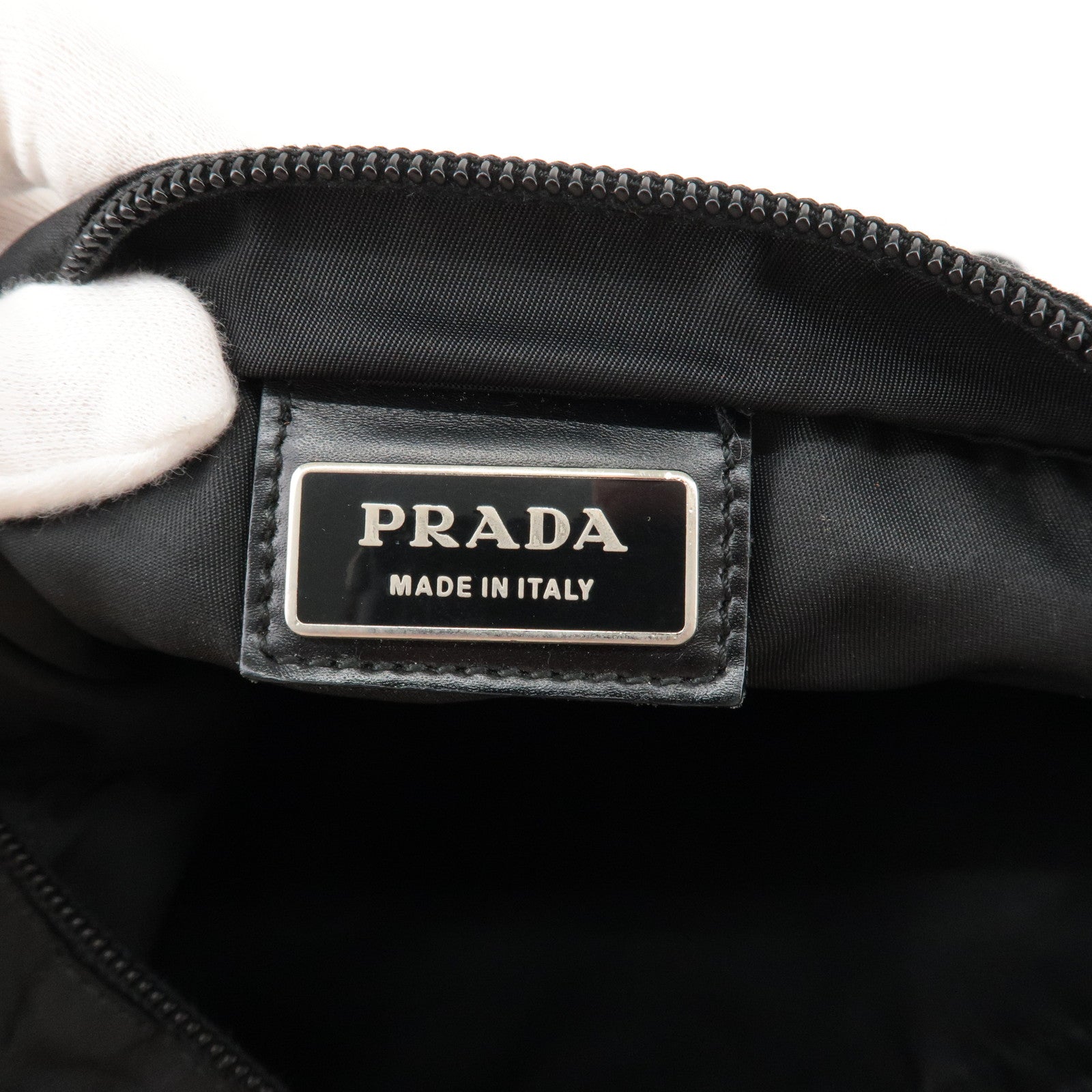 Prada Mini Promenade Bag in Black