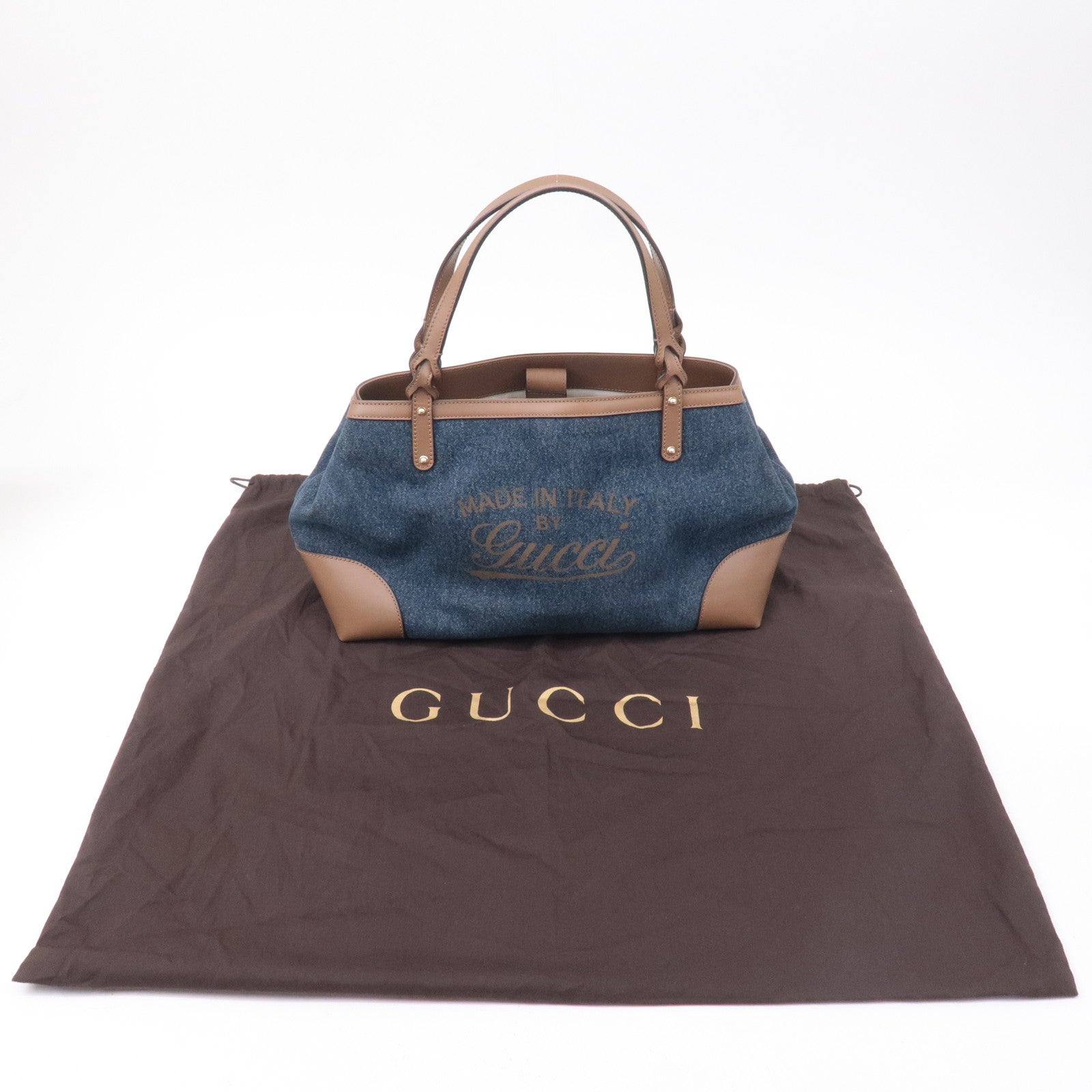 Gucci Tote Bag Navy Blue