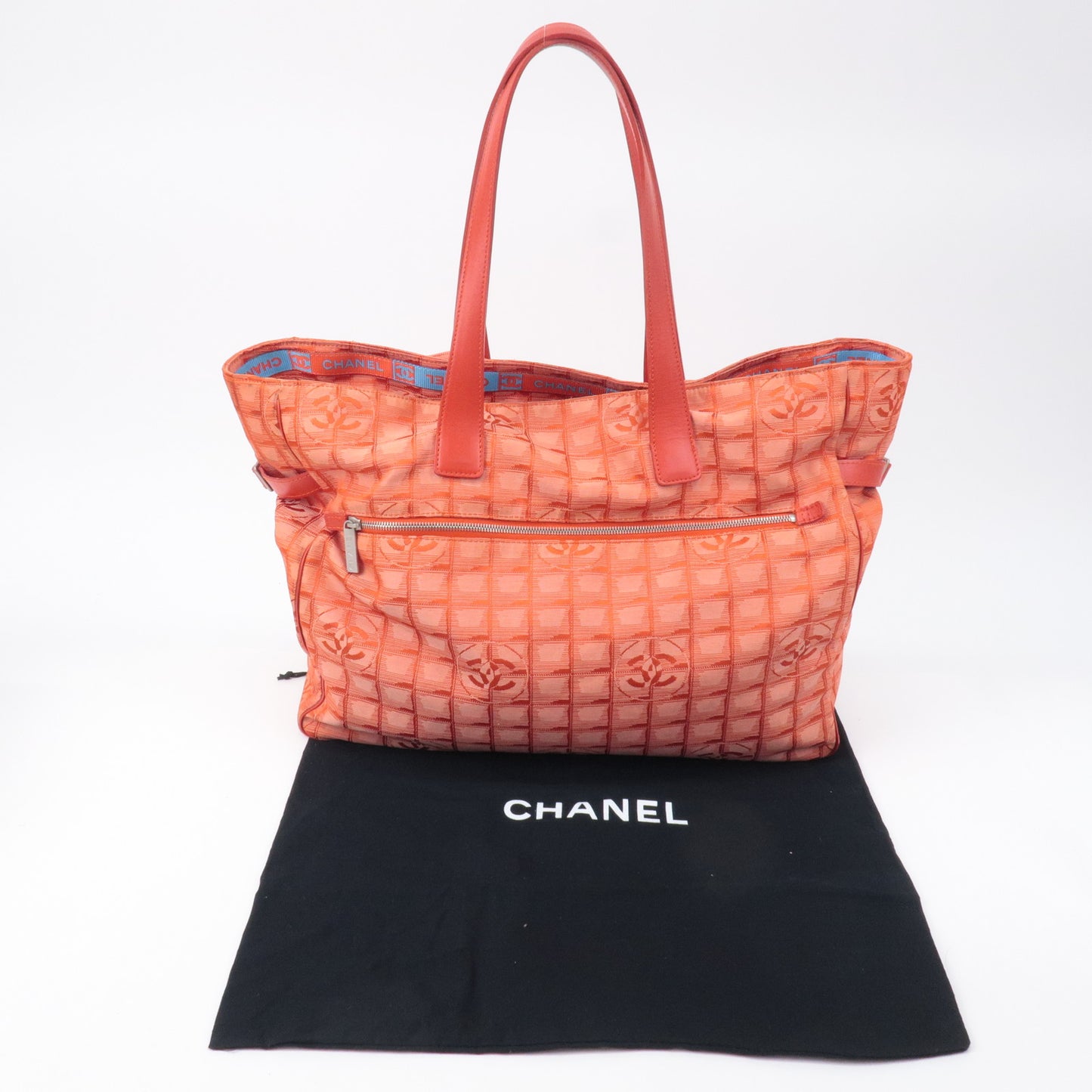 CHANEL-New-Travel-Line-Nylon-Jacquard-Leather-Tote-Bag-TGM-A15826 –  dct-ep_vintage luxury Store