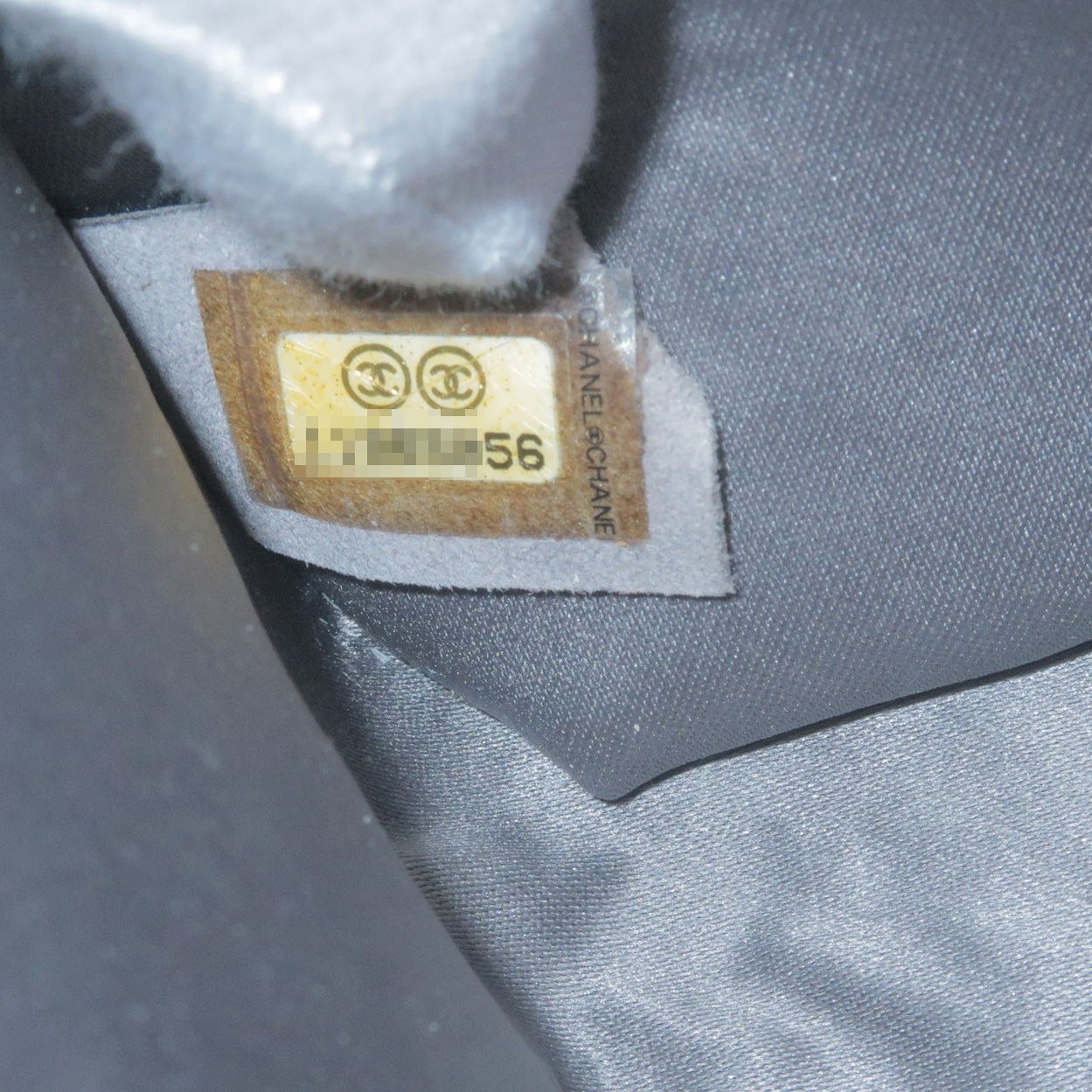 CHANEL Icon Enamel Leather Chain Shoulder Bag Black A37156