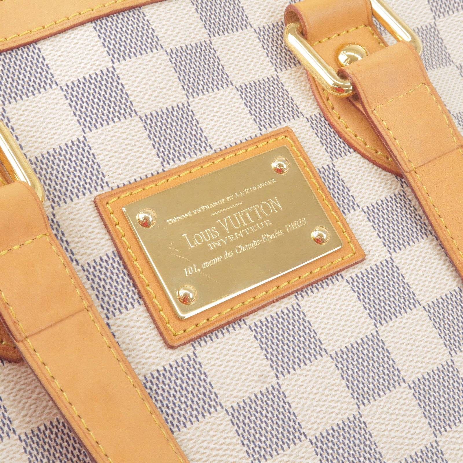 Louis Vuitton Damier Azur Hampstead - Brown Shoulder Bags