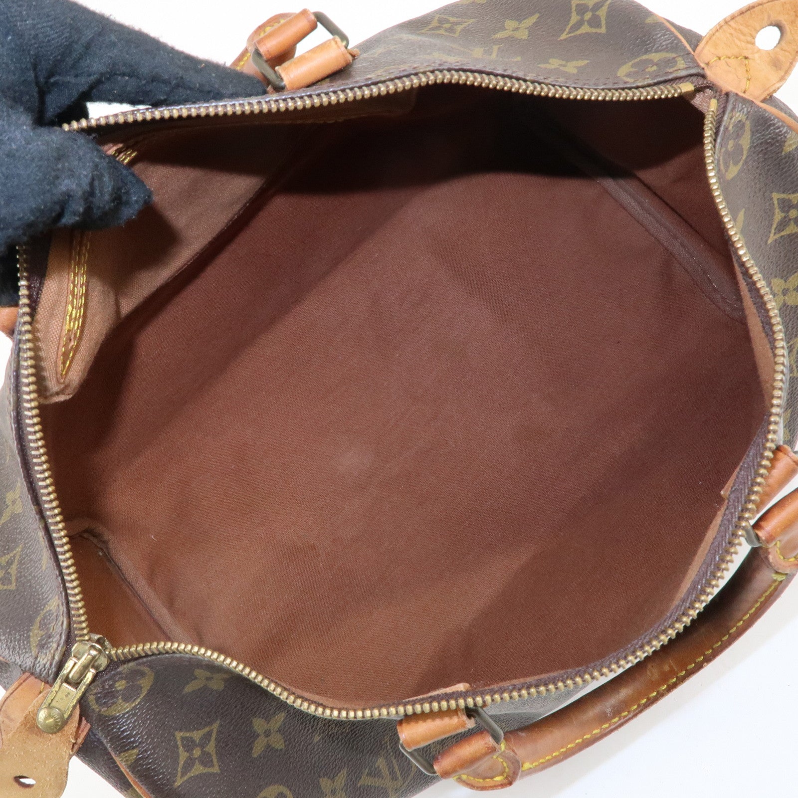 Louis Vuitton Monogram Speedy 35 Hand Bag Boston Bag M41524