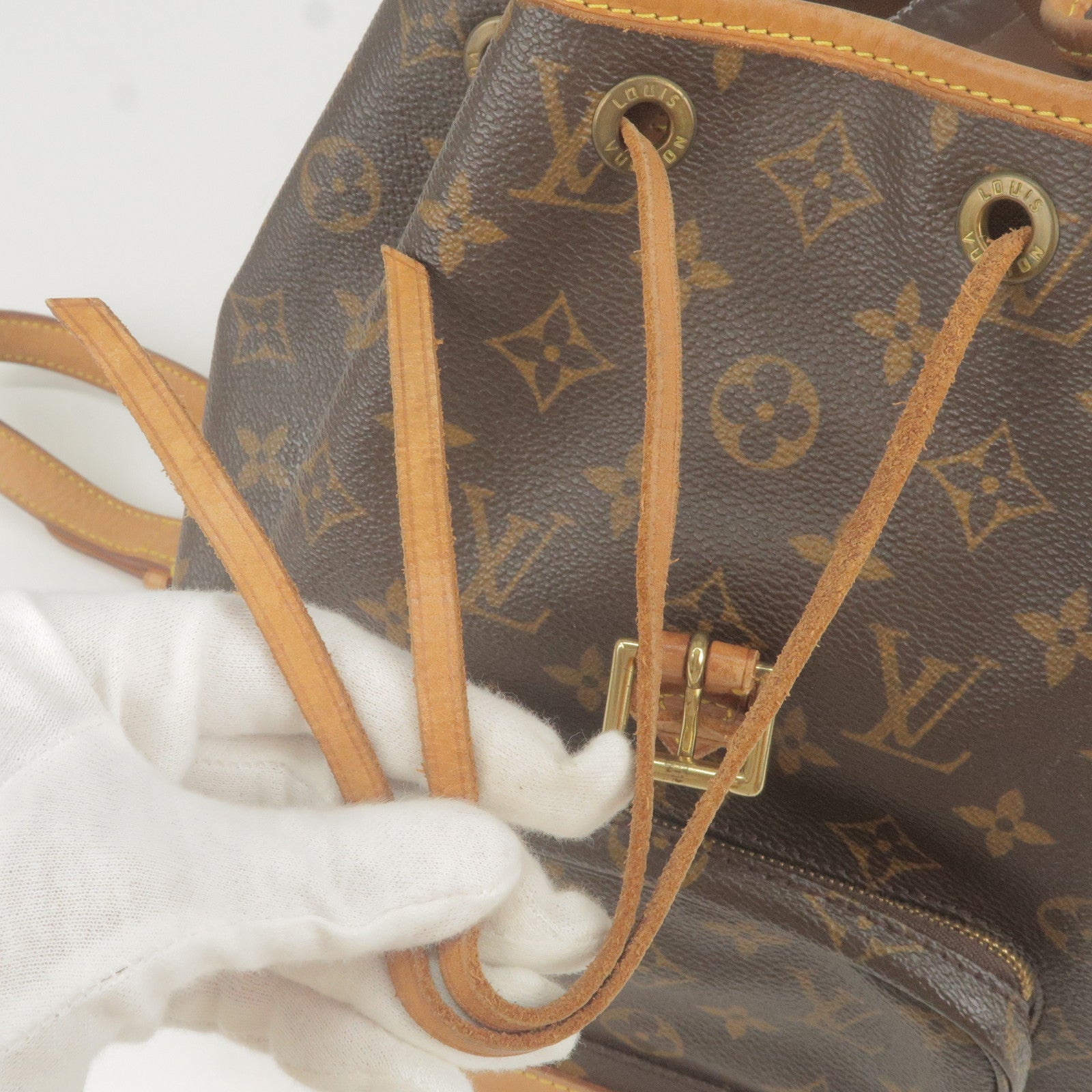 Lock Sling Monogram Leather Shoulder Bag Black - Louis Vuitton