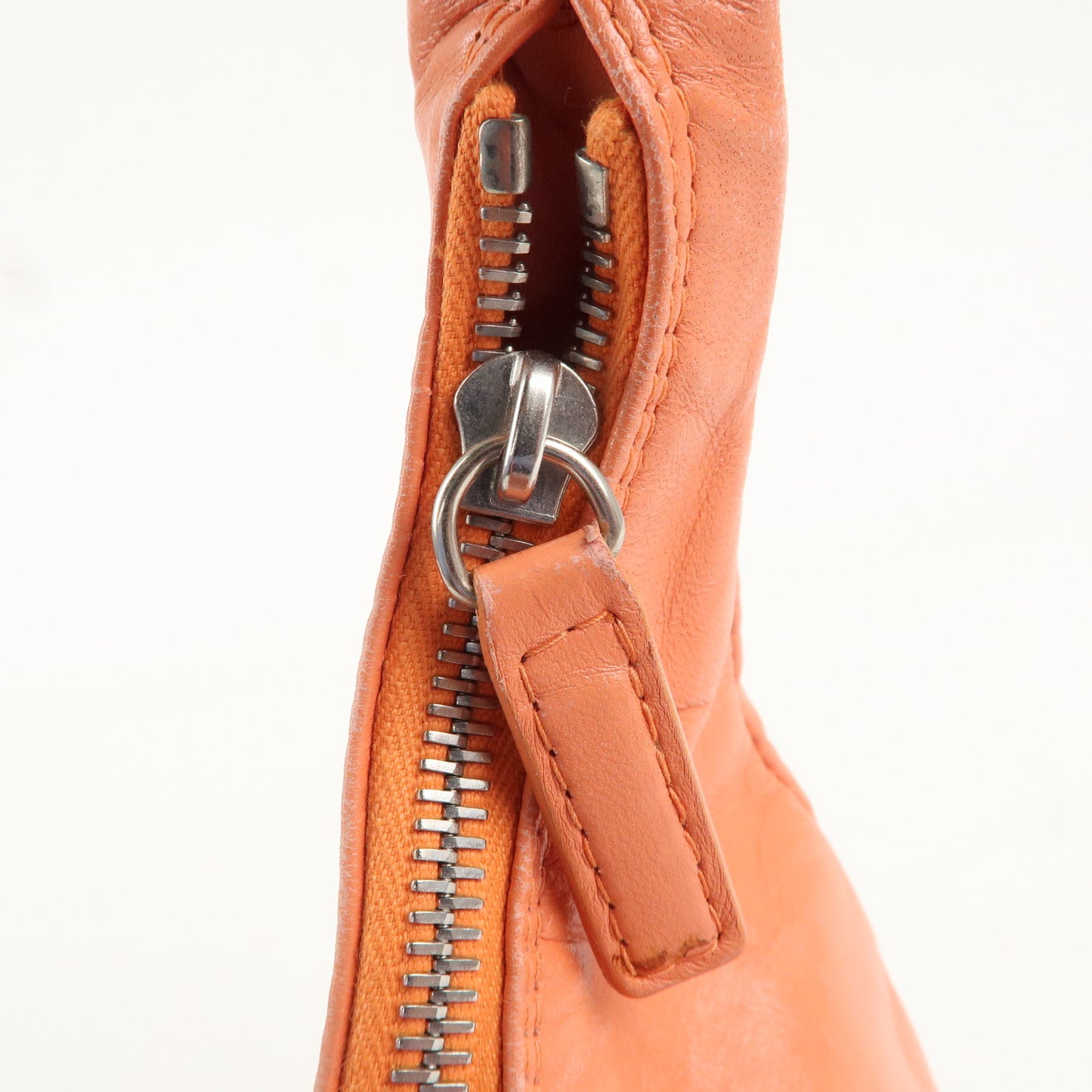 FENDI Leather Shoulder Bag Hand Bag Pink 16321