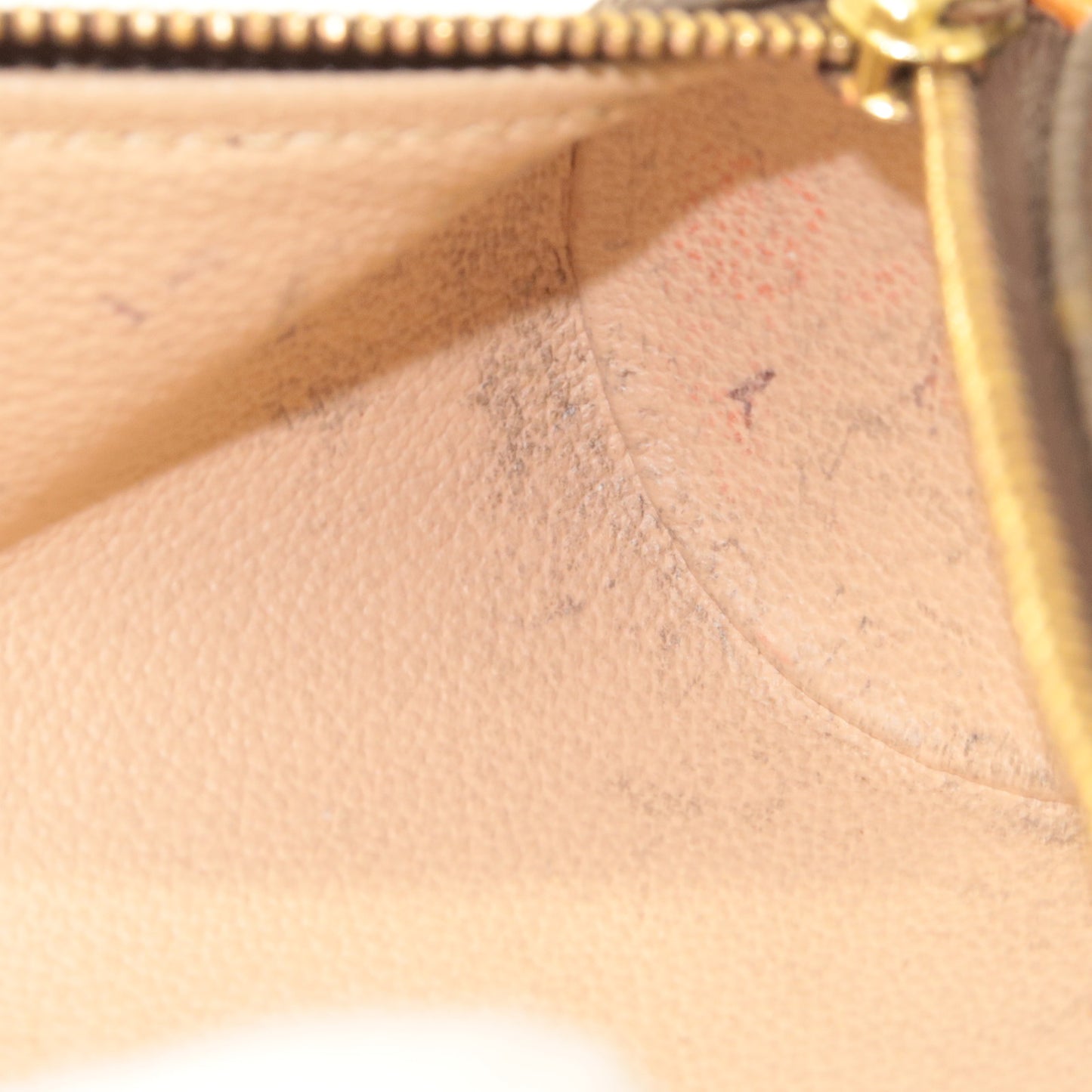 Authentic Louis Vuitton Monogram Trousse Ronde Pen Case Pouch M47630 LV  2805G