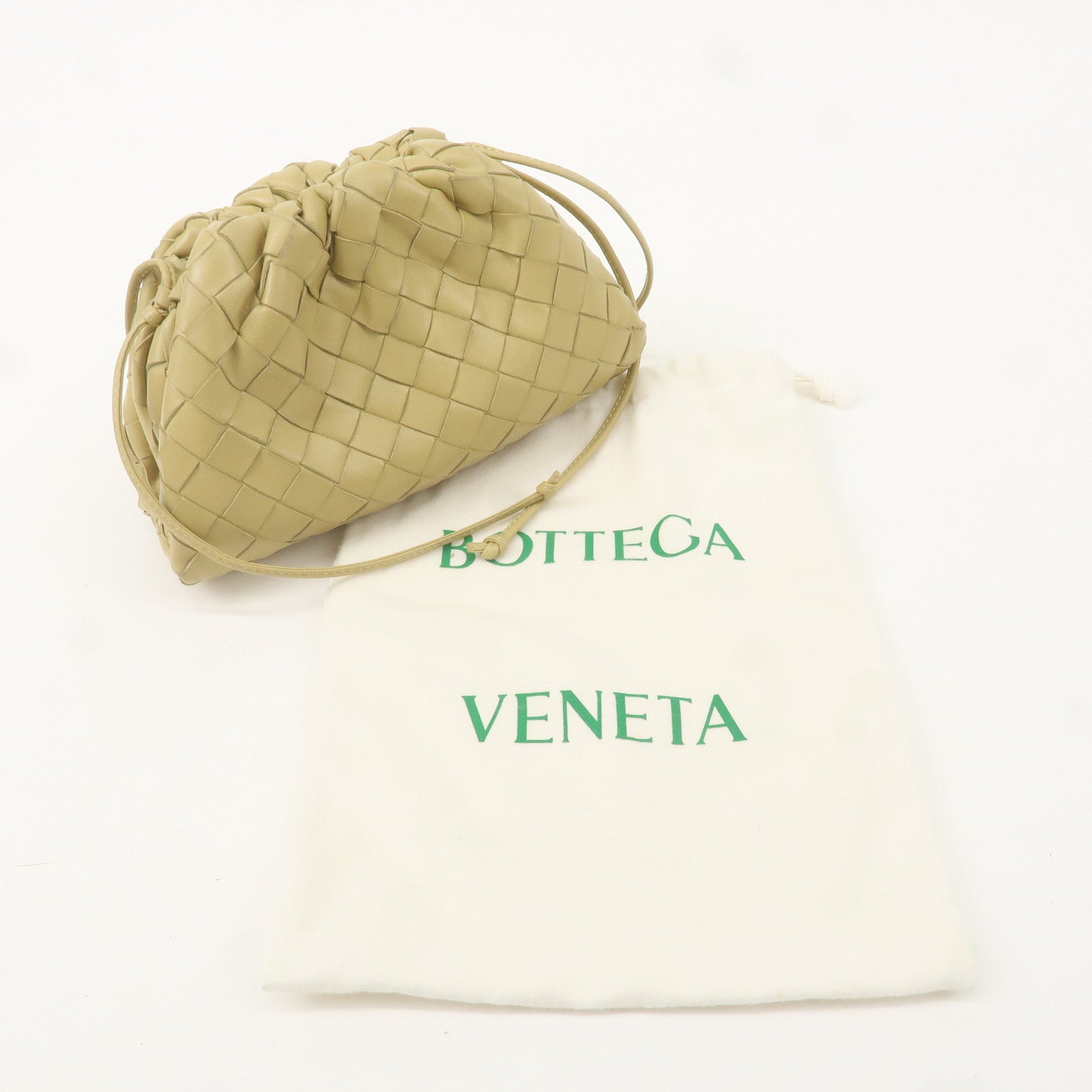 Leather - BOTTEGA - Beige - Bag - Bottega Veneta Down