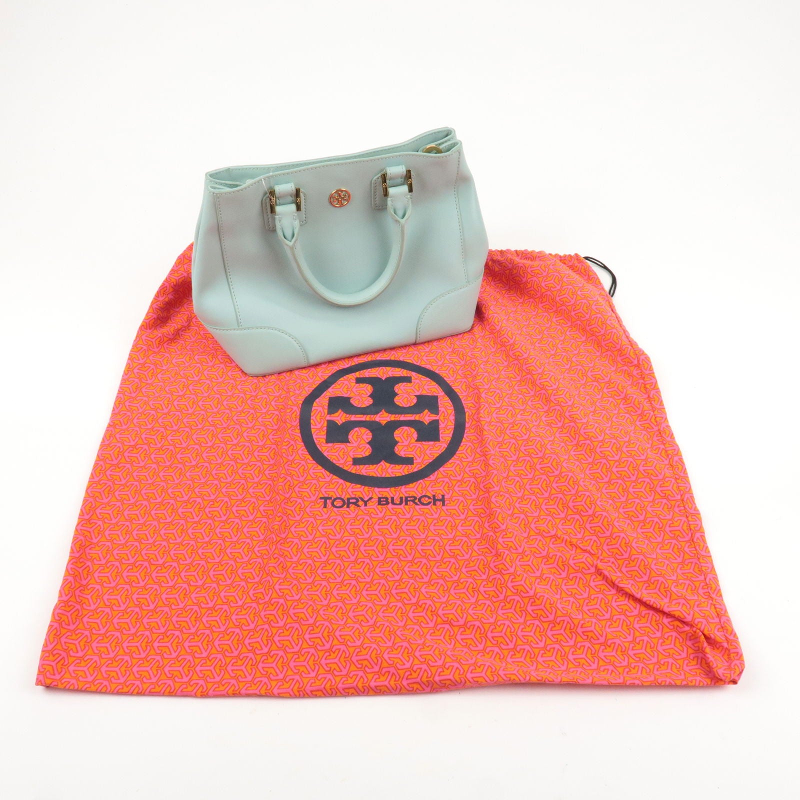 Tory-Burch-Leather-2WAY-Bag-Sholder-Bag-Light-Blue – dct