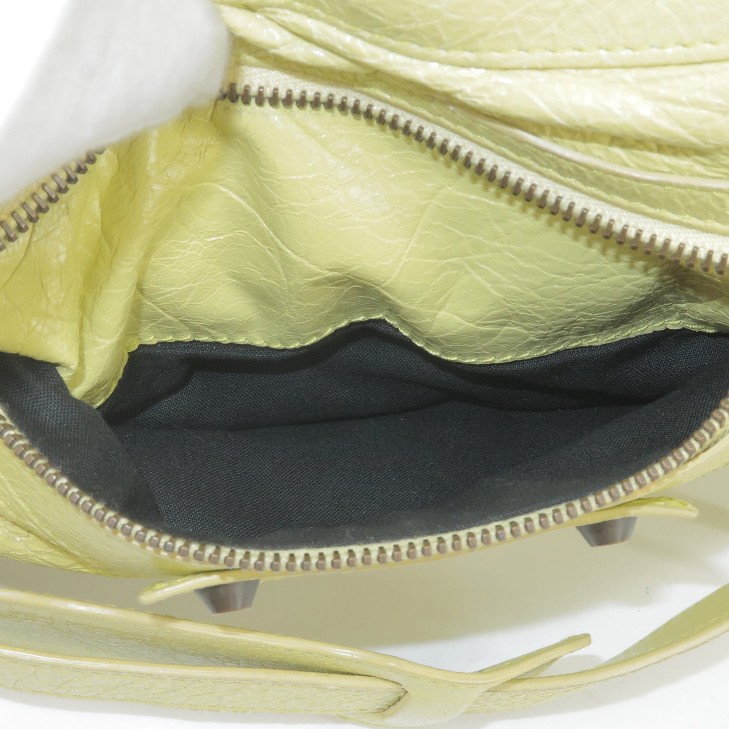 BALENCIAGA The Town Leather 2Way Hand Bag Yellow 240579