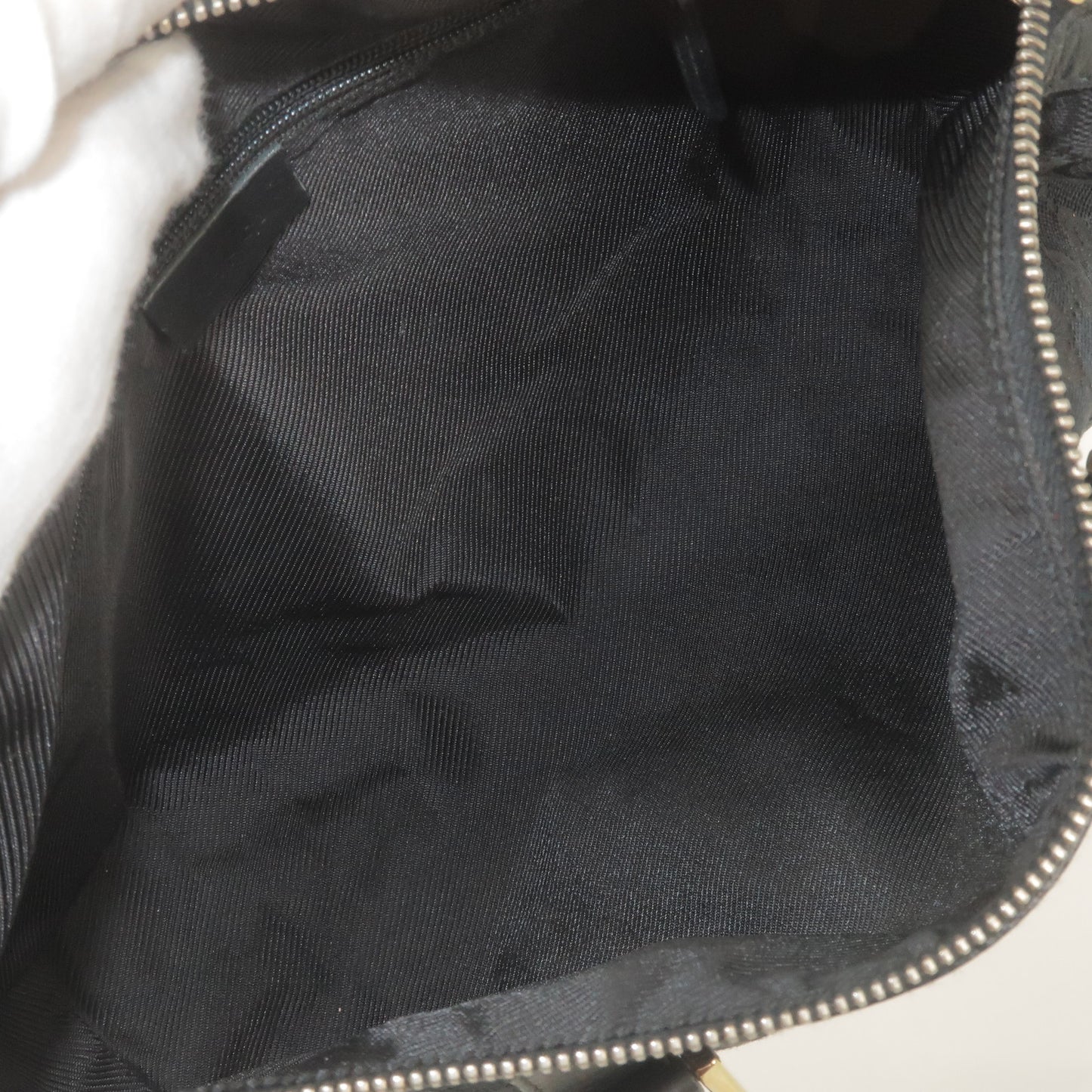 GUCCI GG Canvas Leather Boston Bag Hand Bag Black 000.0851