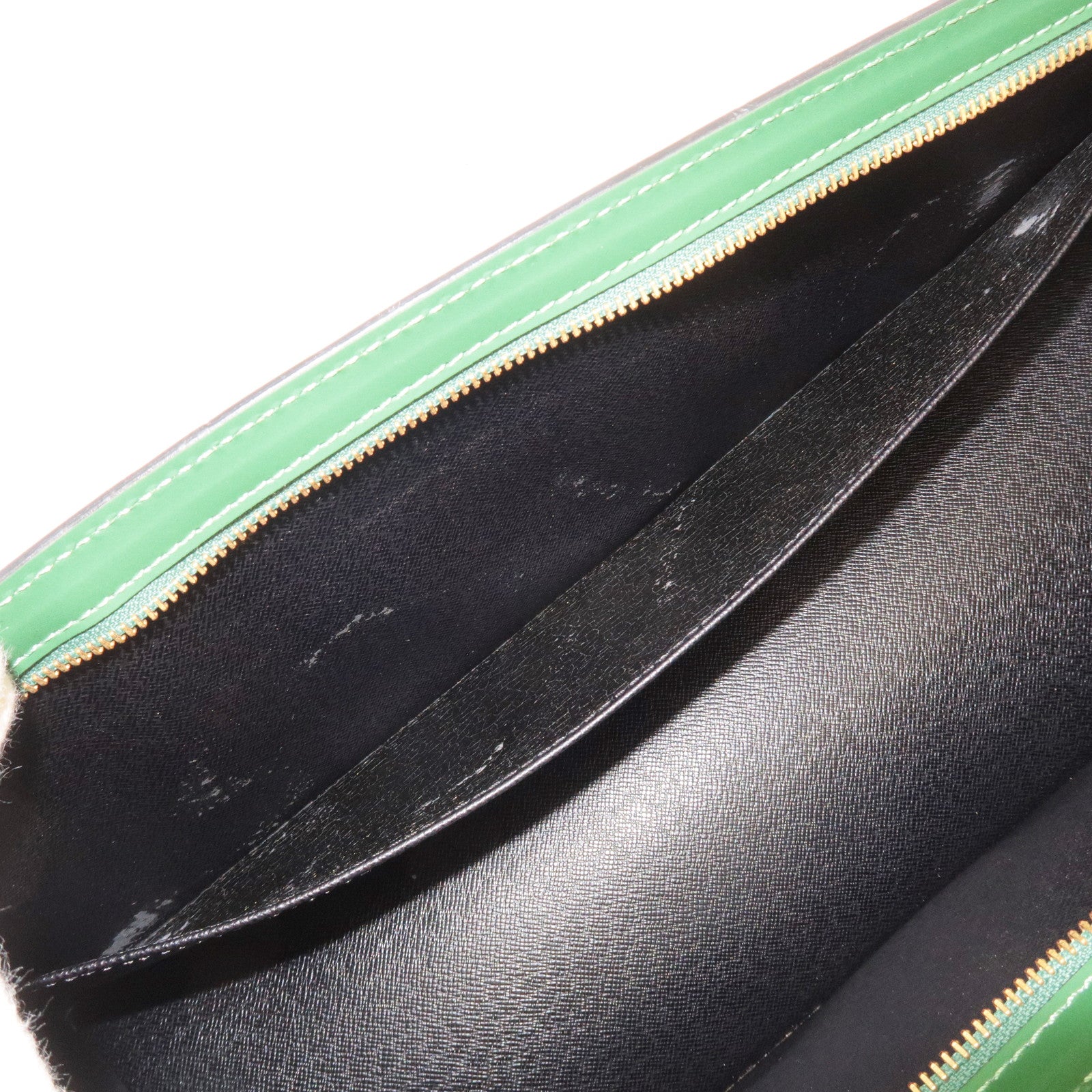 Auth Louis Vuitton Epi Sac Triangle Sac Triangle M52094 Handbag Borneo  Green