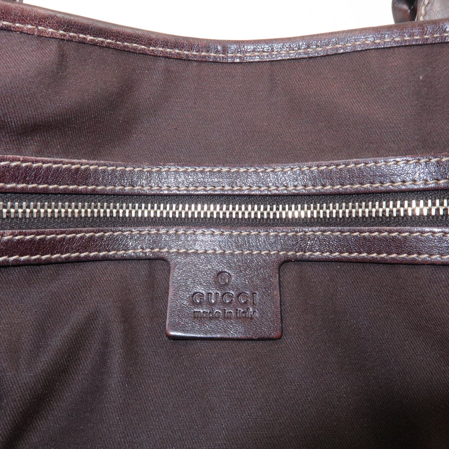 GUCCI Horse Bit GG Canvas Leather Shoulder Bag 162900