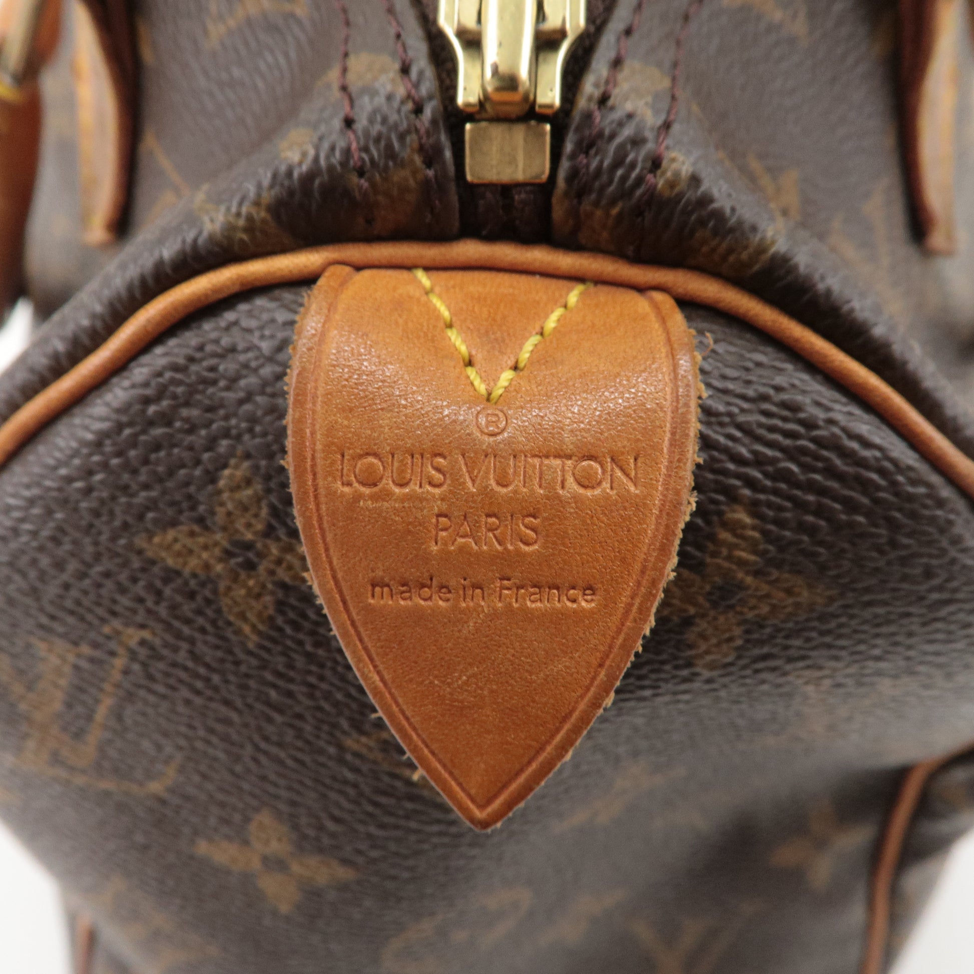 Brown Louis Vuitton Monogram Speedy 25 Boston Bag