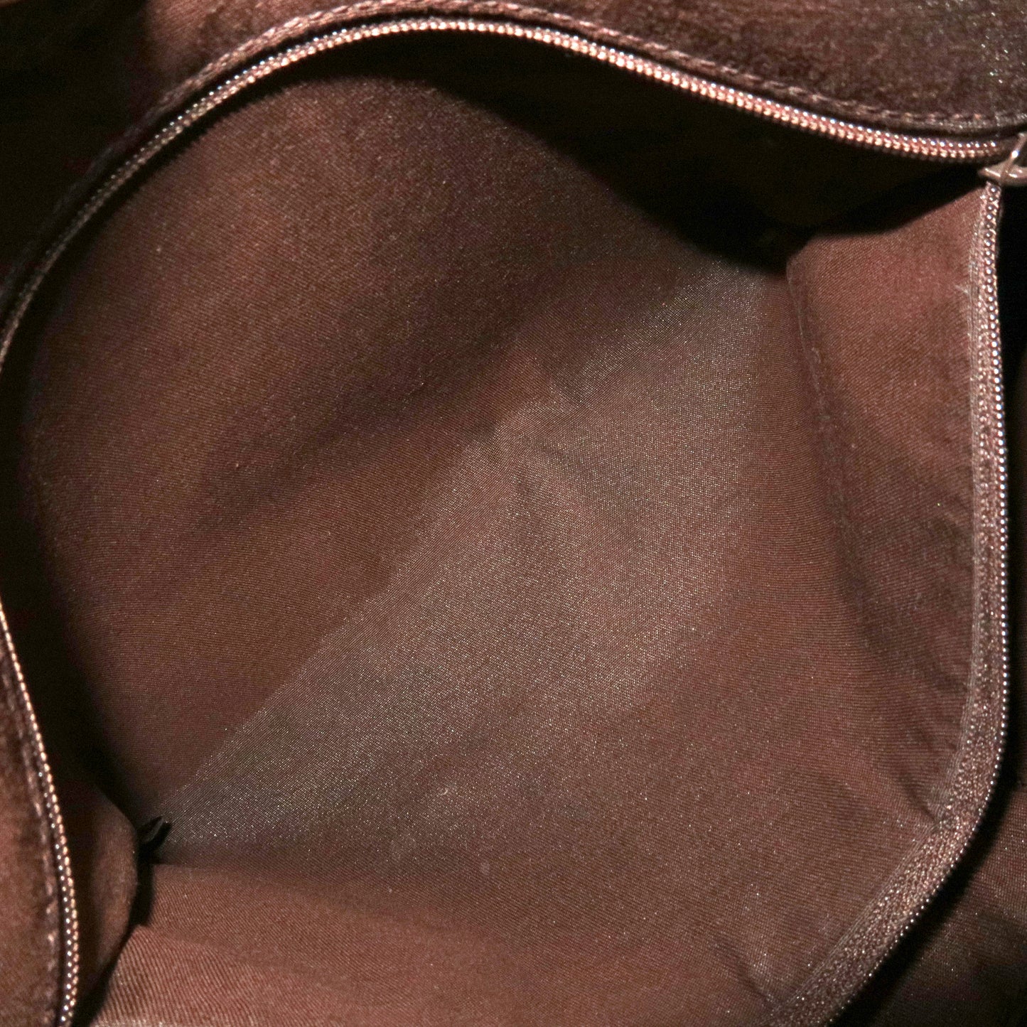 GUCCI Leather Shoulder Bag Hand Bag Dark Brown 336659