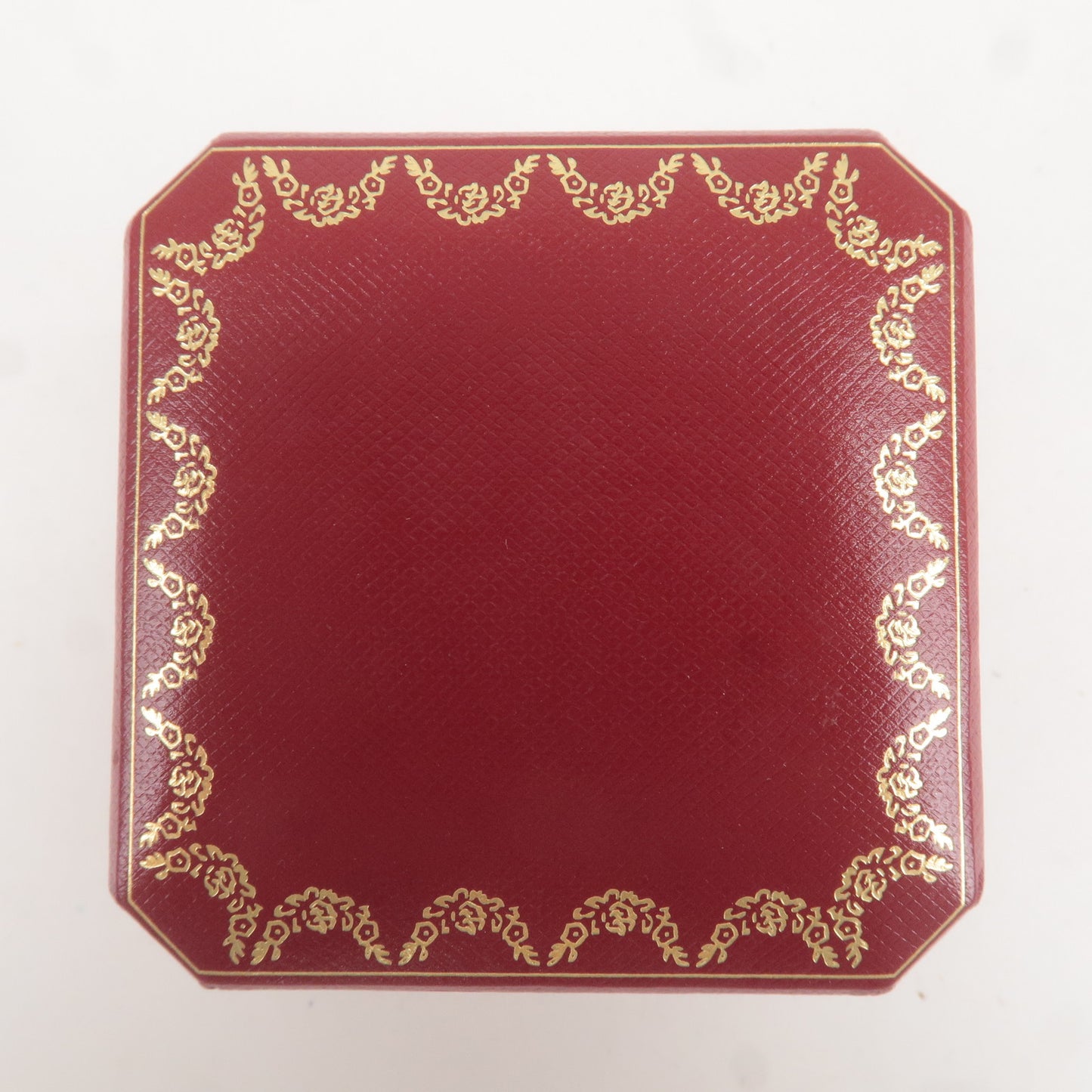 Cartier Set of 5 Ring Box Jewelry Box For Ring Red