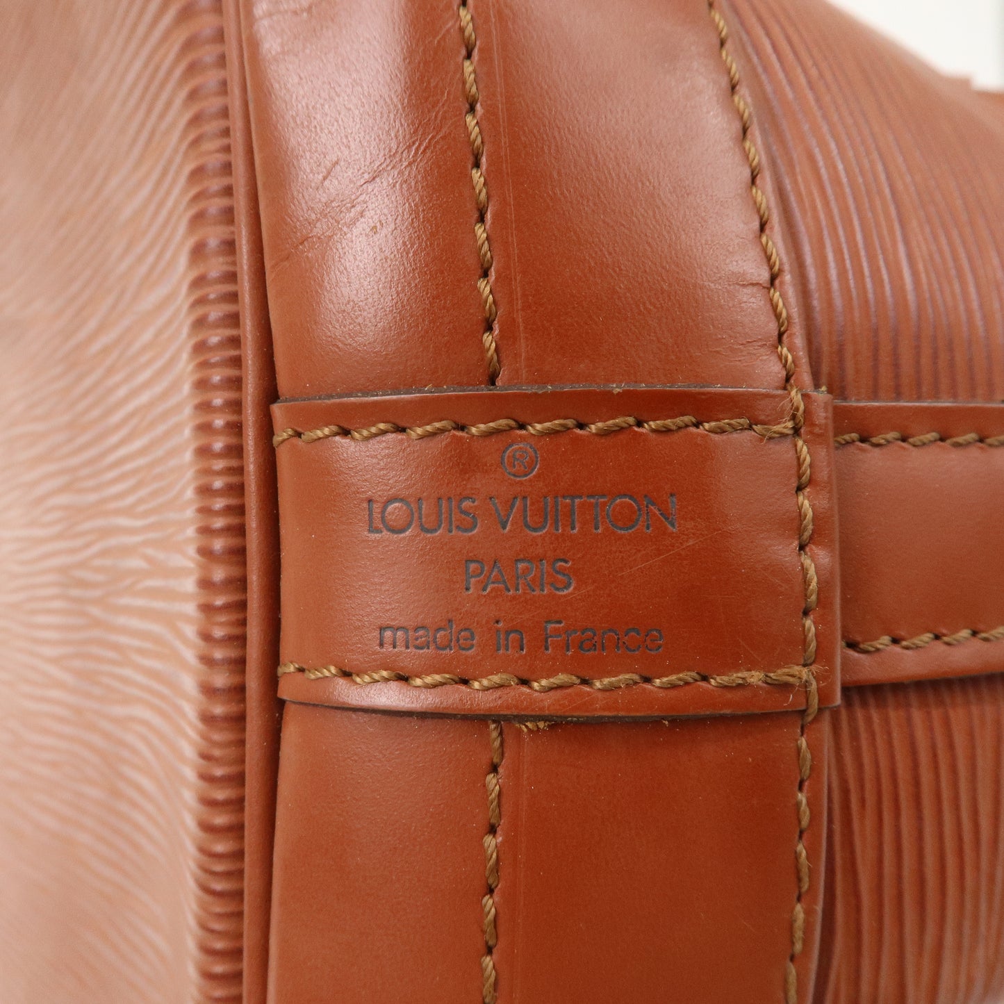 Louis Vuitton Epi Noe Shoulder Bag Kenya Brown M44003