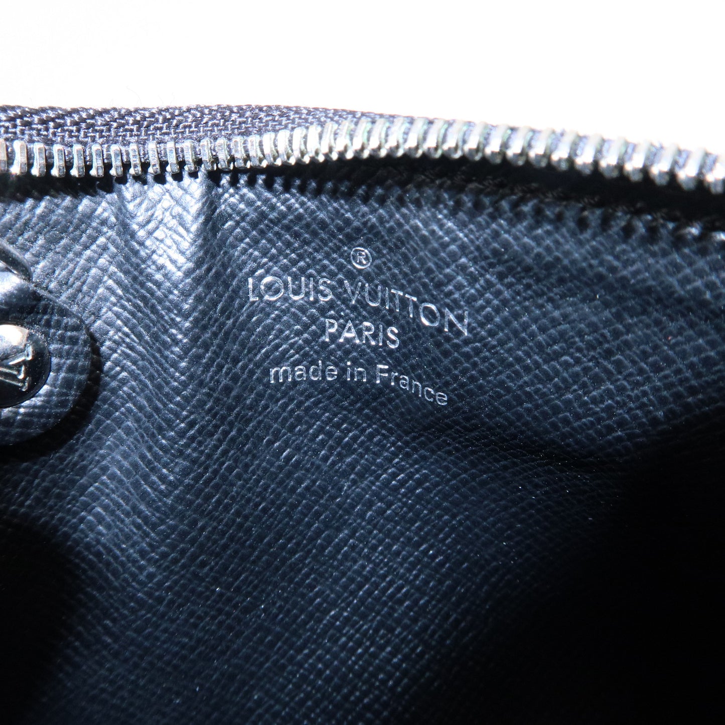 Louis Vuitton Epi Leather Pochette Cles Coin Case Noir M66602