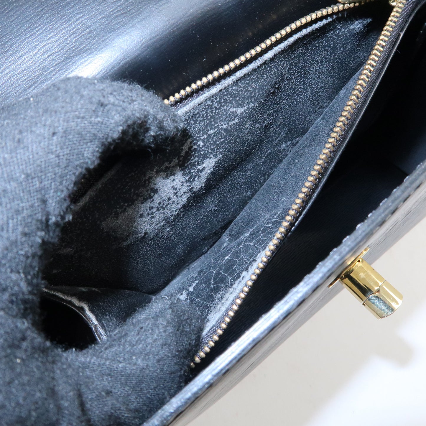 Louis Vuitton Epi Leather Malesherbes Hand Bag Black M52372