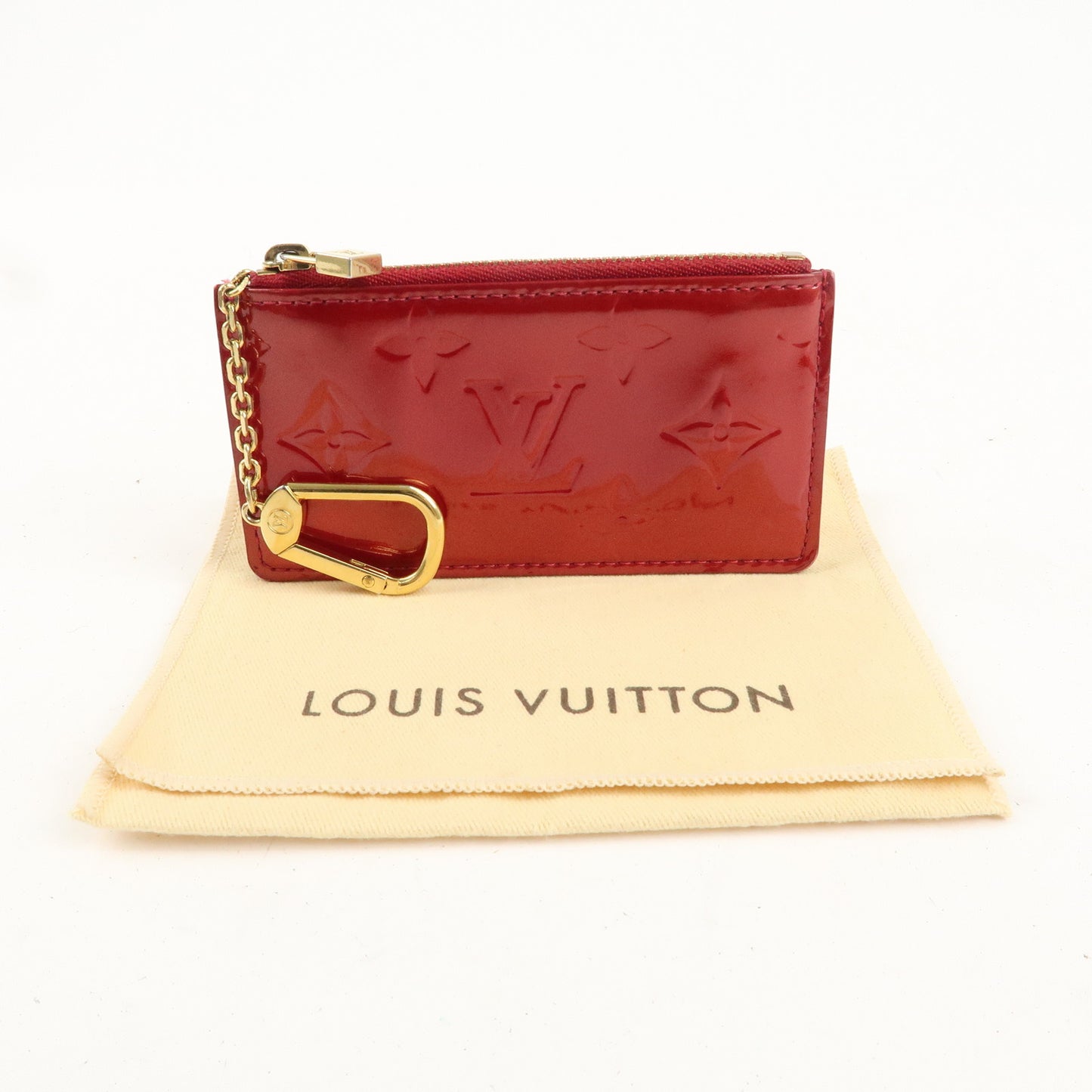 Louis Vuitton Monogram Vernis Pochette Cles Coin Case M91977