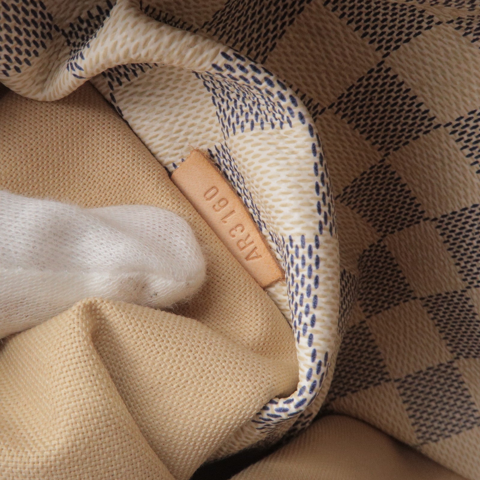 Authentic Louis Vuitton Totally GM Damier Azur Tote bag shoulder bag