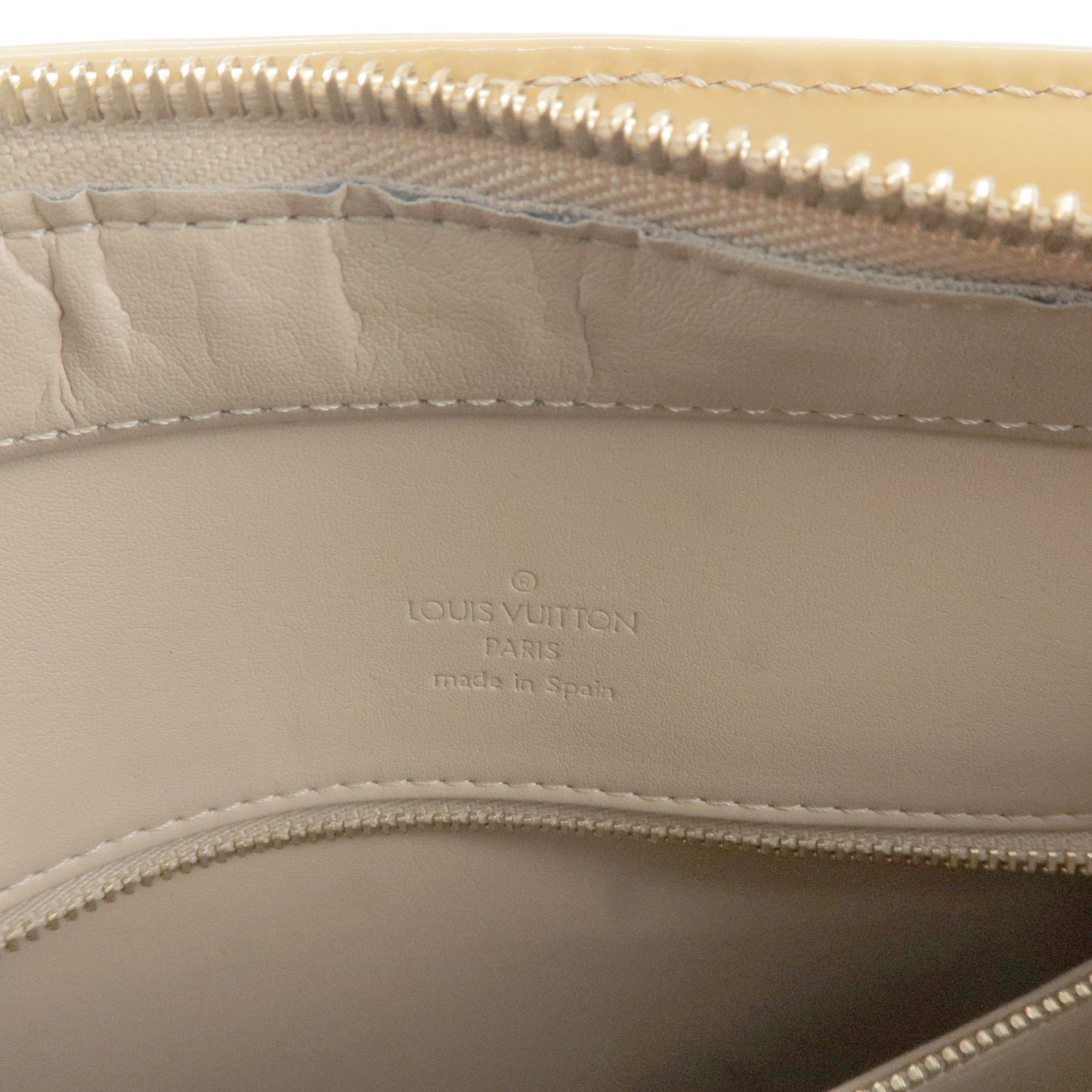 Louis Vuitton Monogram Vernis Houston Tote Bag Beige M91004
