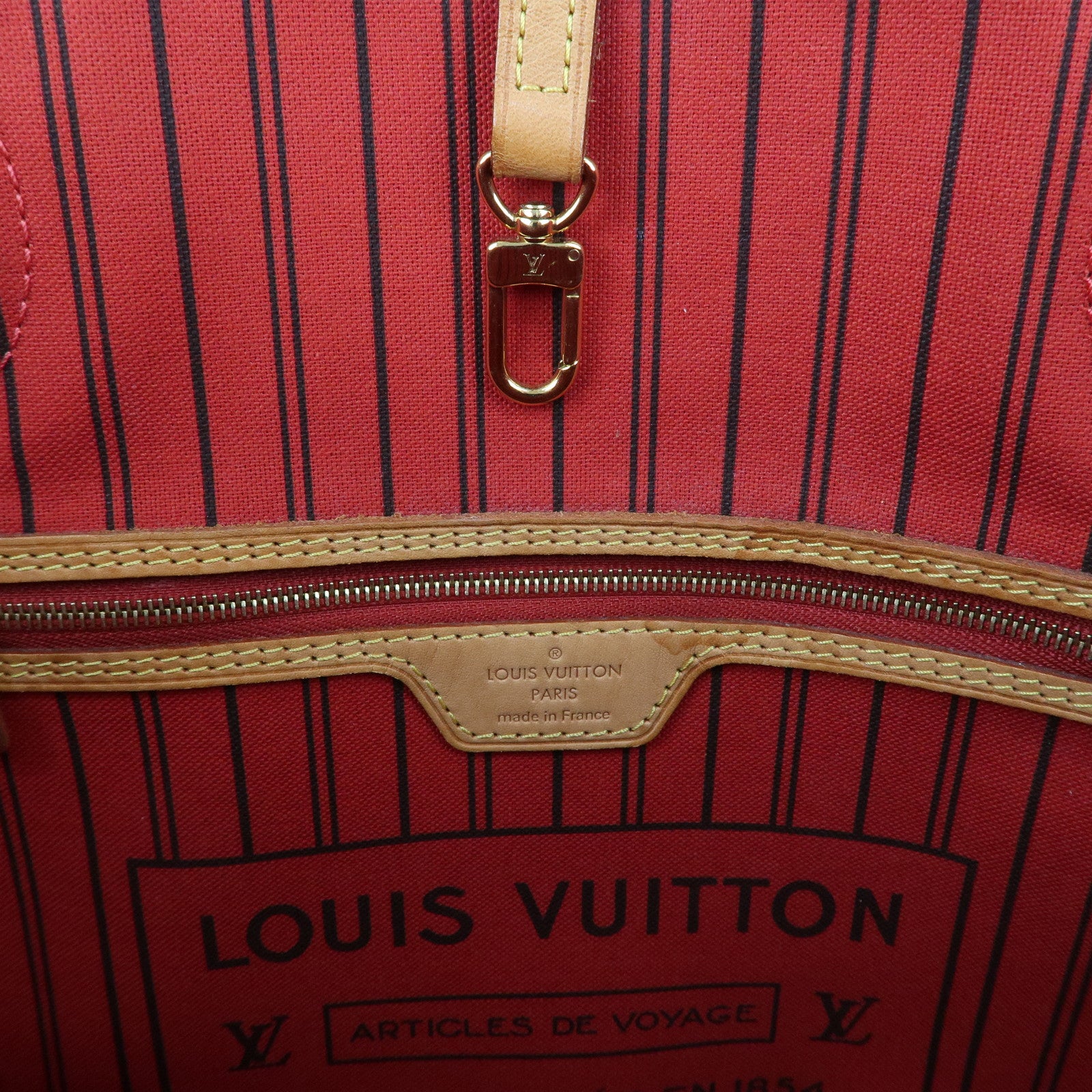 Louis Vuitton Monogram Articles De Voyage Neverfull MM - Brown