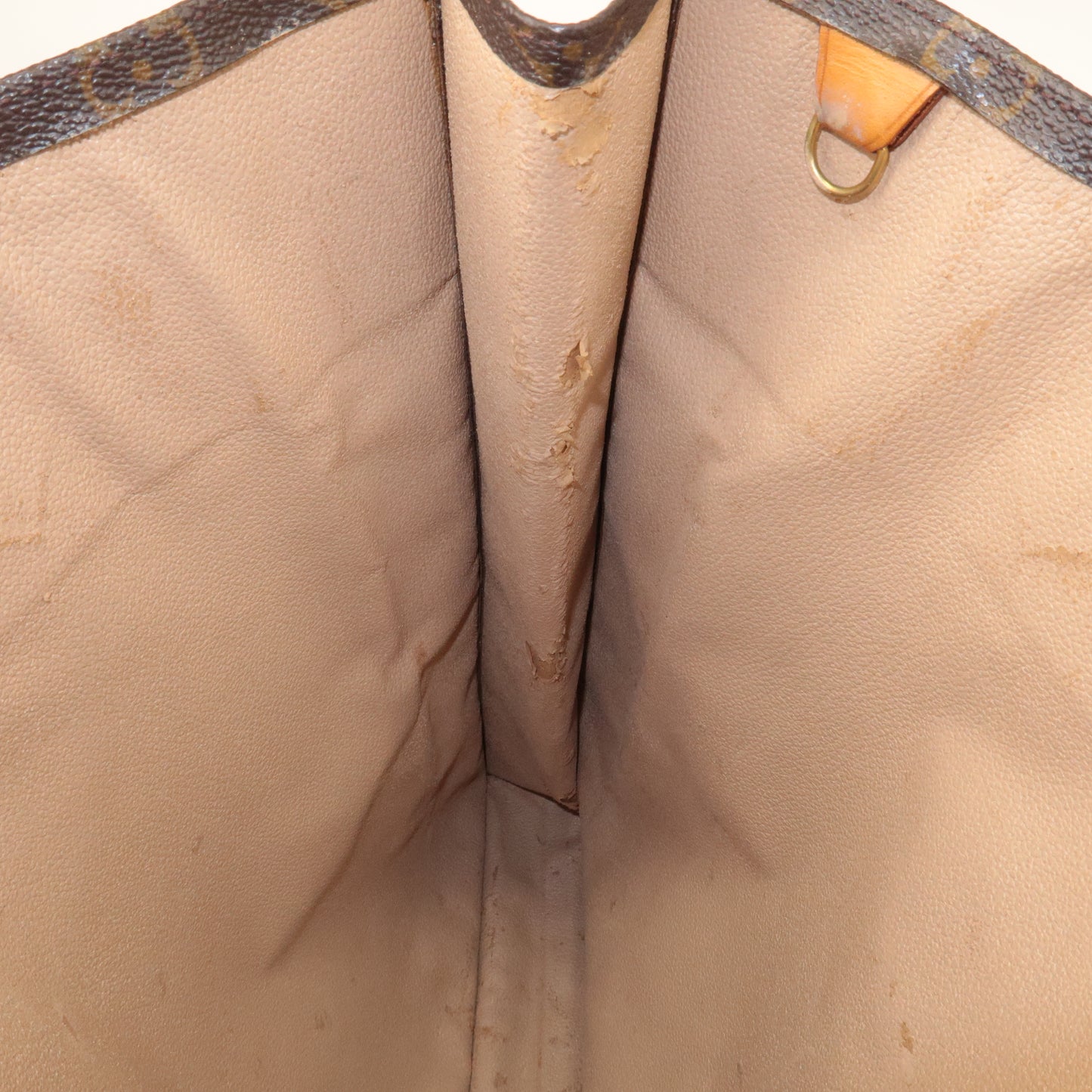 Louis Vuitton Monogram Sac Plat Hand Bag Tote Bag M51140