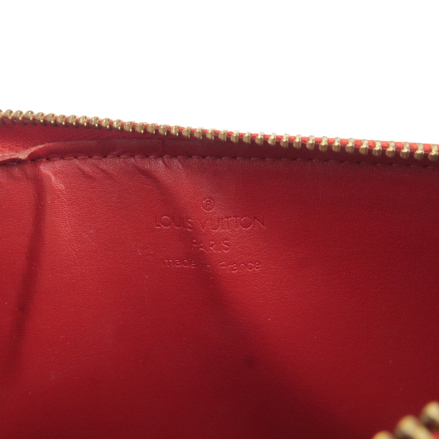 Louis Vuitton Monogram Vernis Lexington Hand Bag Rouge M91132