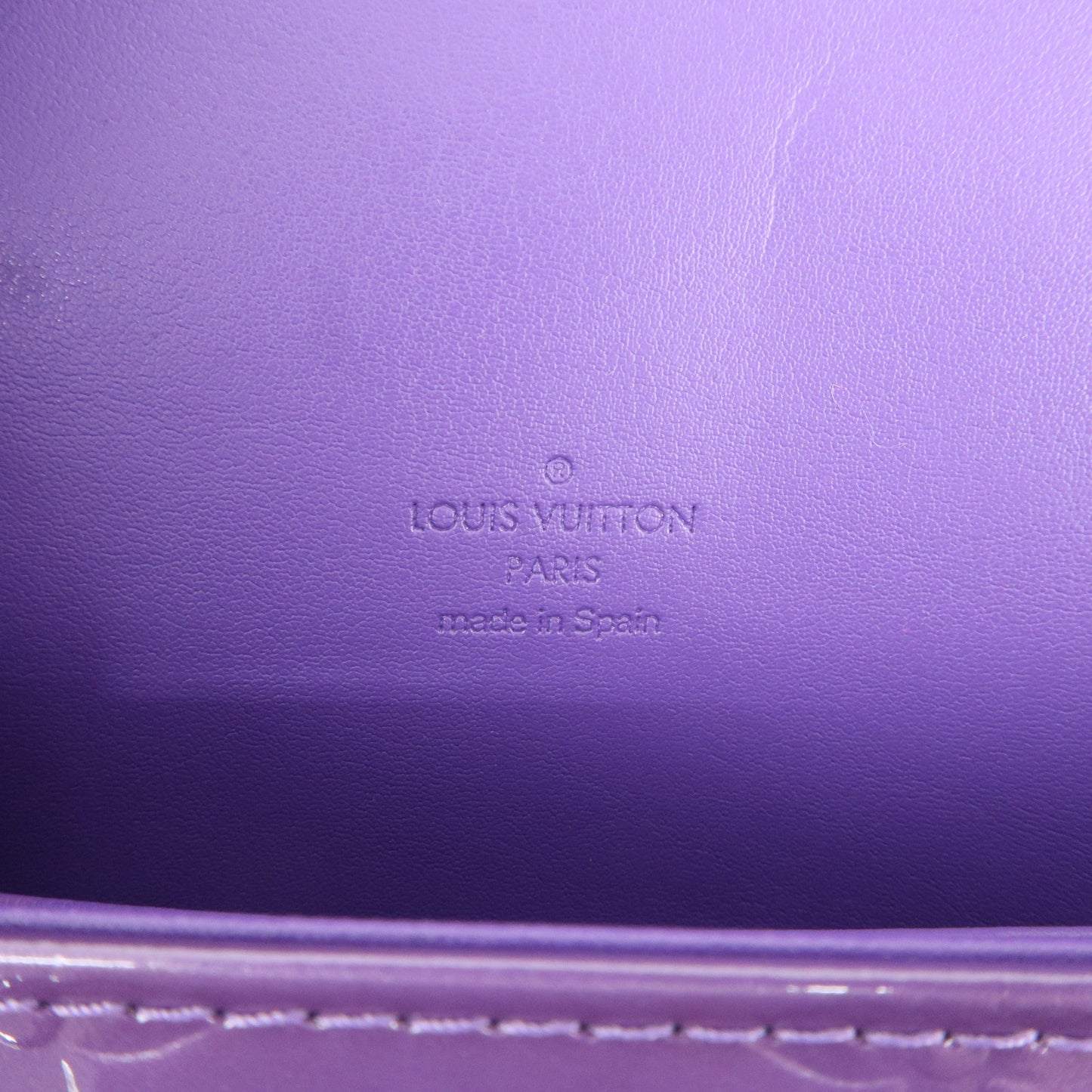 Louis Vuitton Monogram Vernis Thompson Street Violet M91095