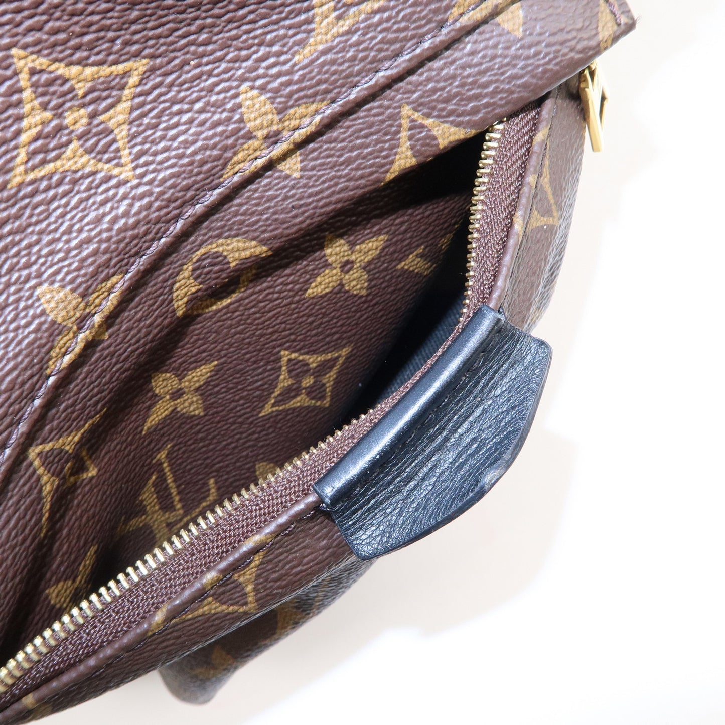 Louis Vuitton Monogram Palm Springs Back Pack PM Brown M44871