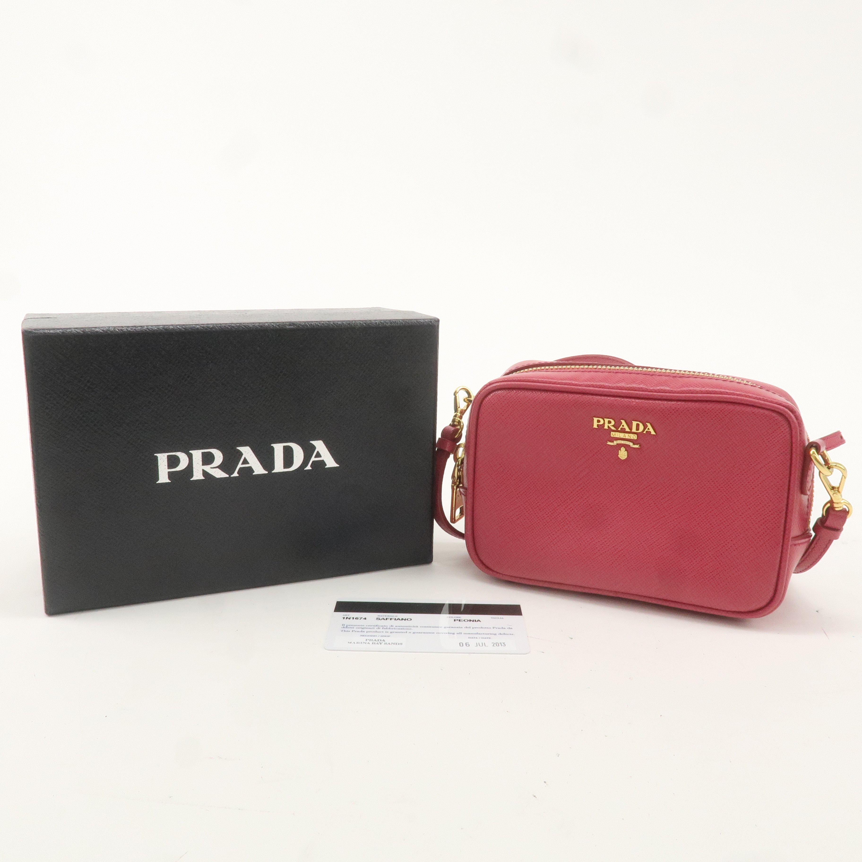 1N1674 prada logo print padded down jacket item Crossbody