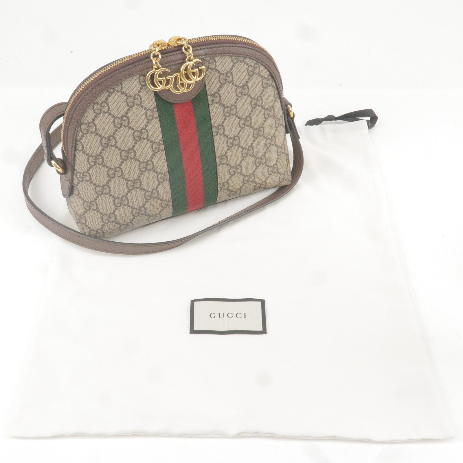 ☆GUCCI/strawberry round pouch bag-