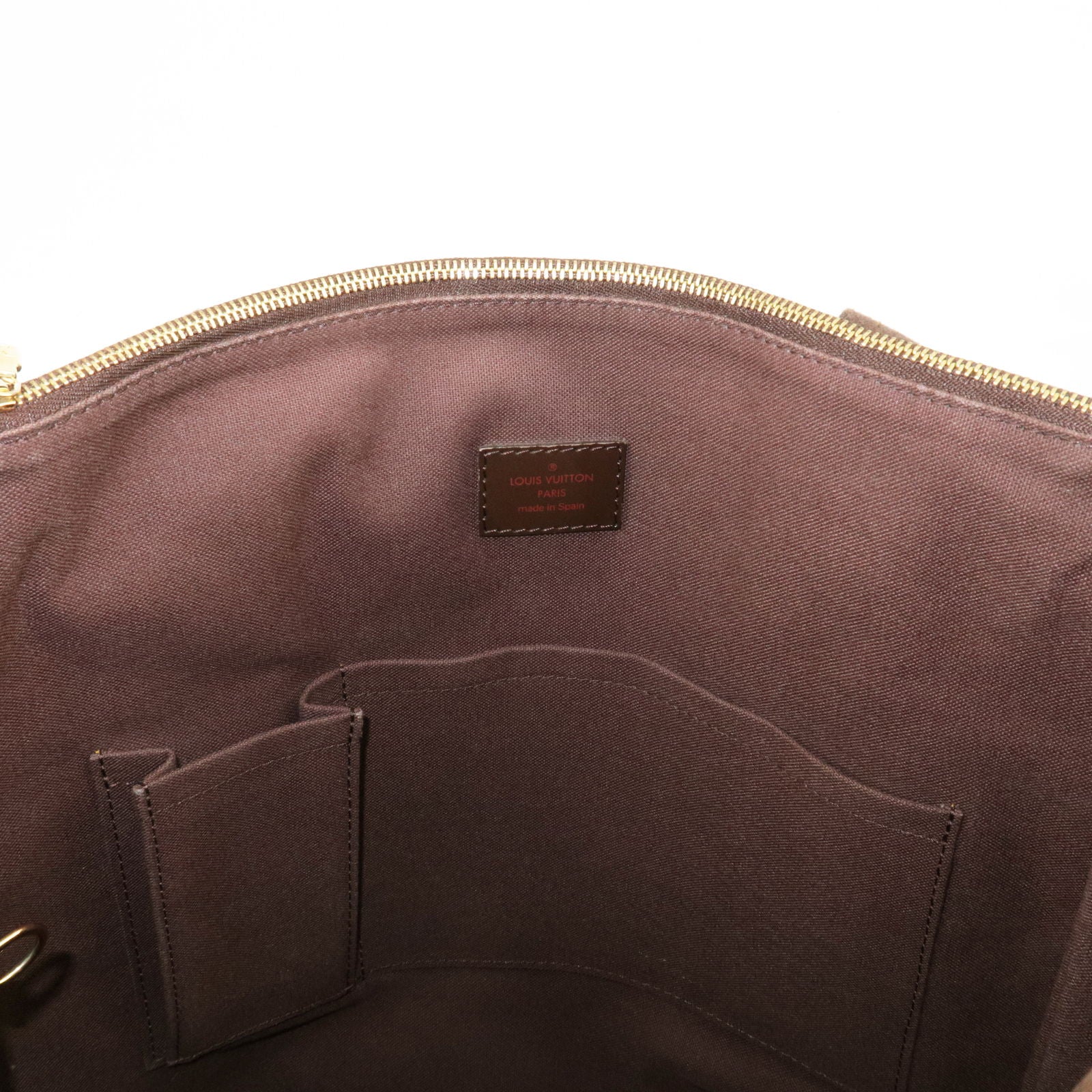 Louis Vuitton Cabas De Beaubourg Ebene Damier Canvas Tote Hand Bag