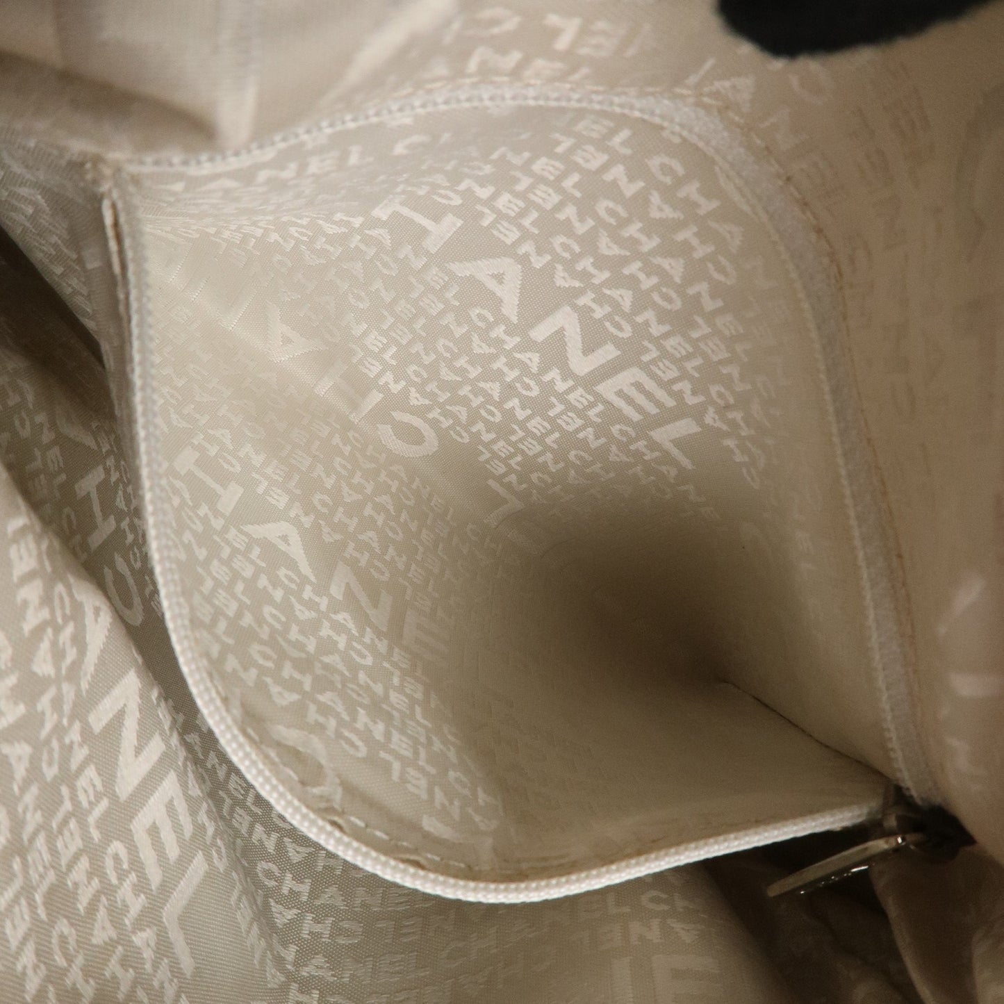 CHANEL Coco Mark Leather Shoulder Bag Hand Bag Coral Pink