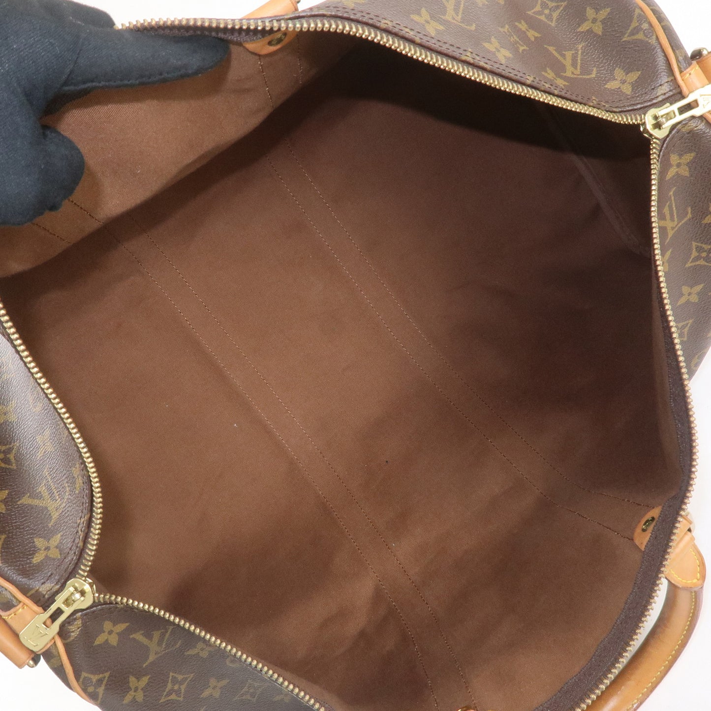 Louis Vuitton Keep All Bandouliere 55 Boston Bag  M41414