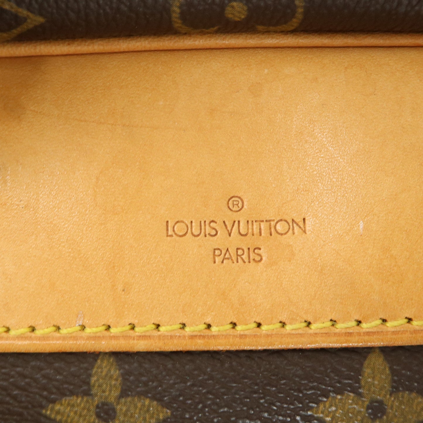 Louis Vuitton Monogram Deauville Hand Bag Brown M47270