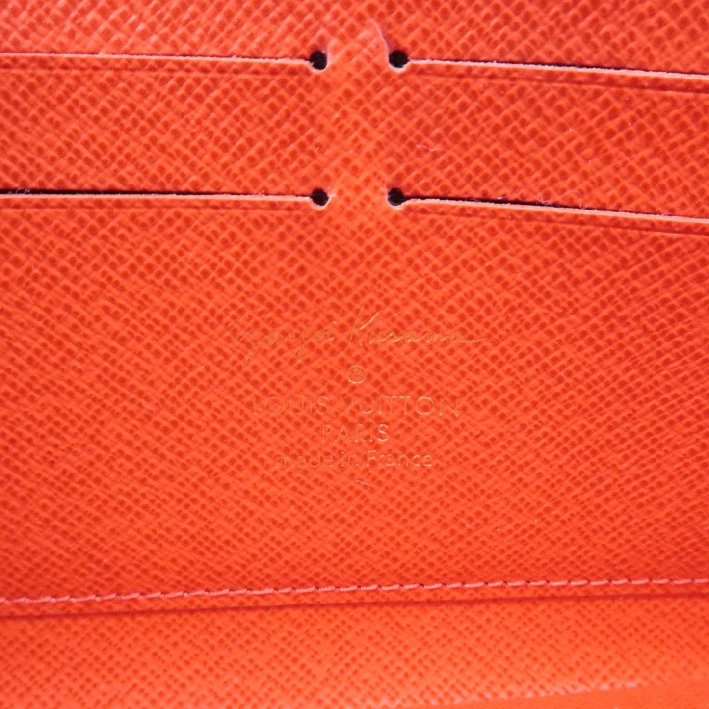 Louis Vuitton Monogram Yayoi Kusama Pumpkin Dots Zippy Wallet