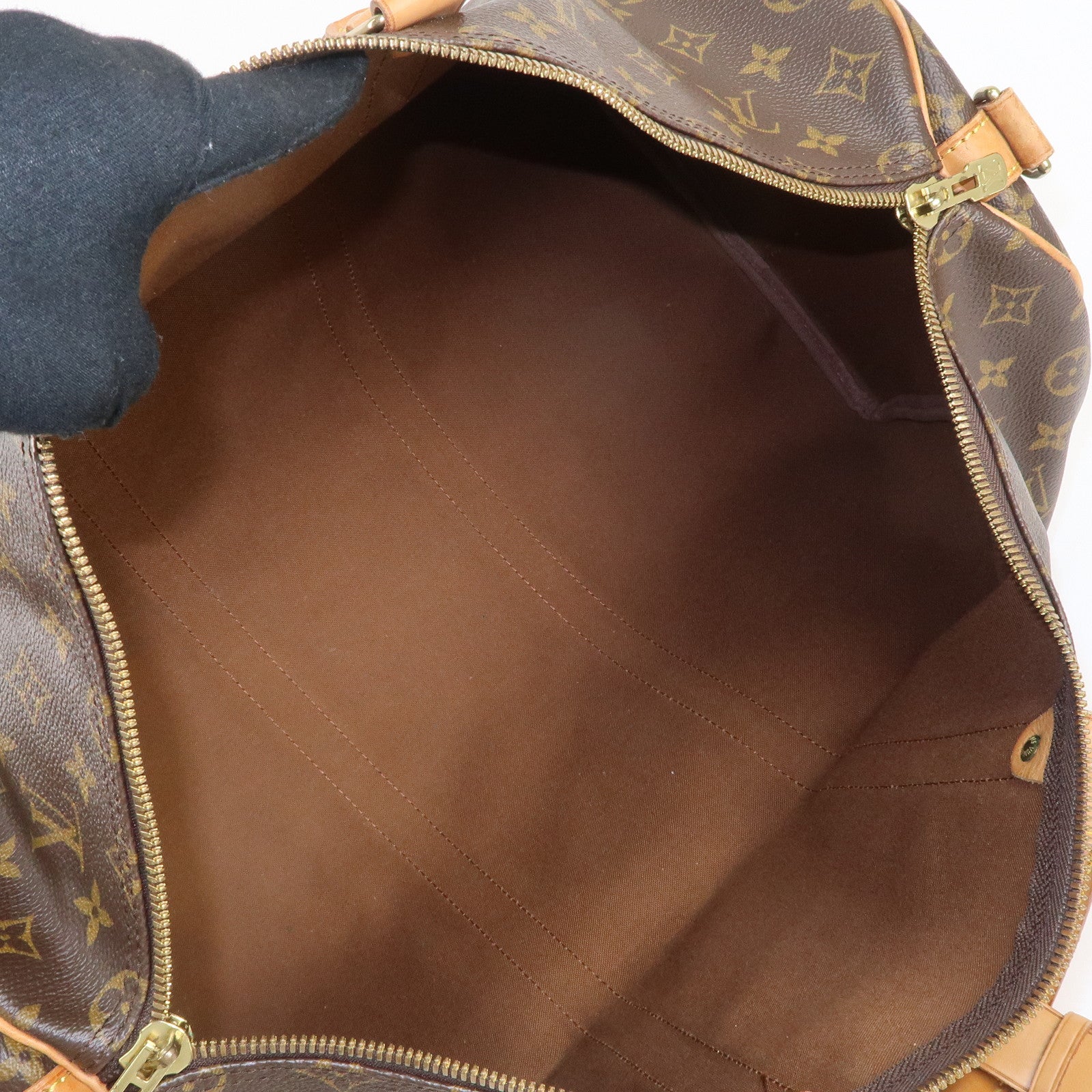 Louis Vuitton Monogram Keep All Bandouliere 50 Boston Bag M41416