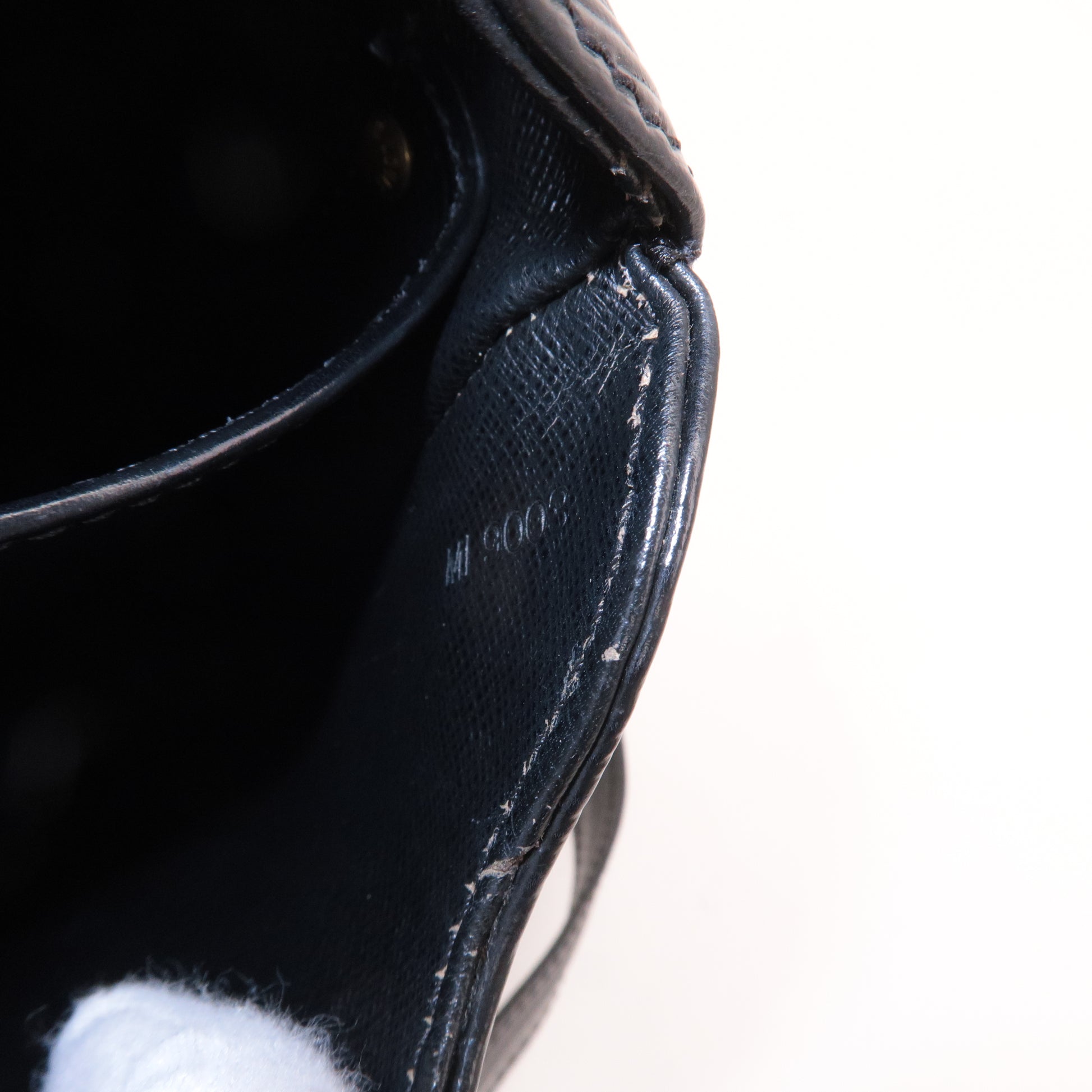 LOUIS VUITTON Cartouchiere Shoulder Bag Epi Leather Black France M52242
