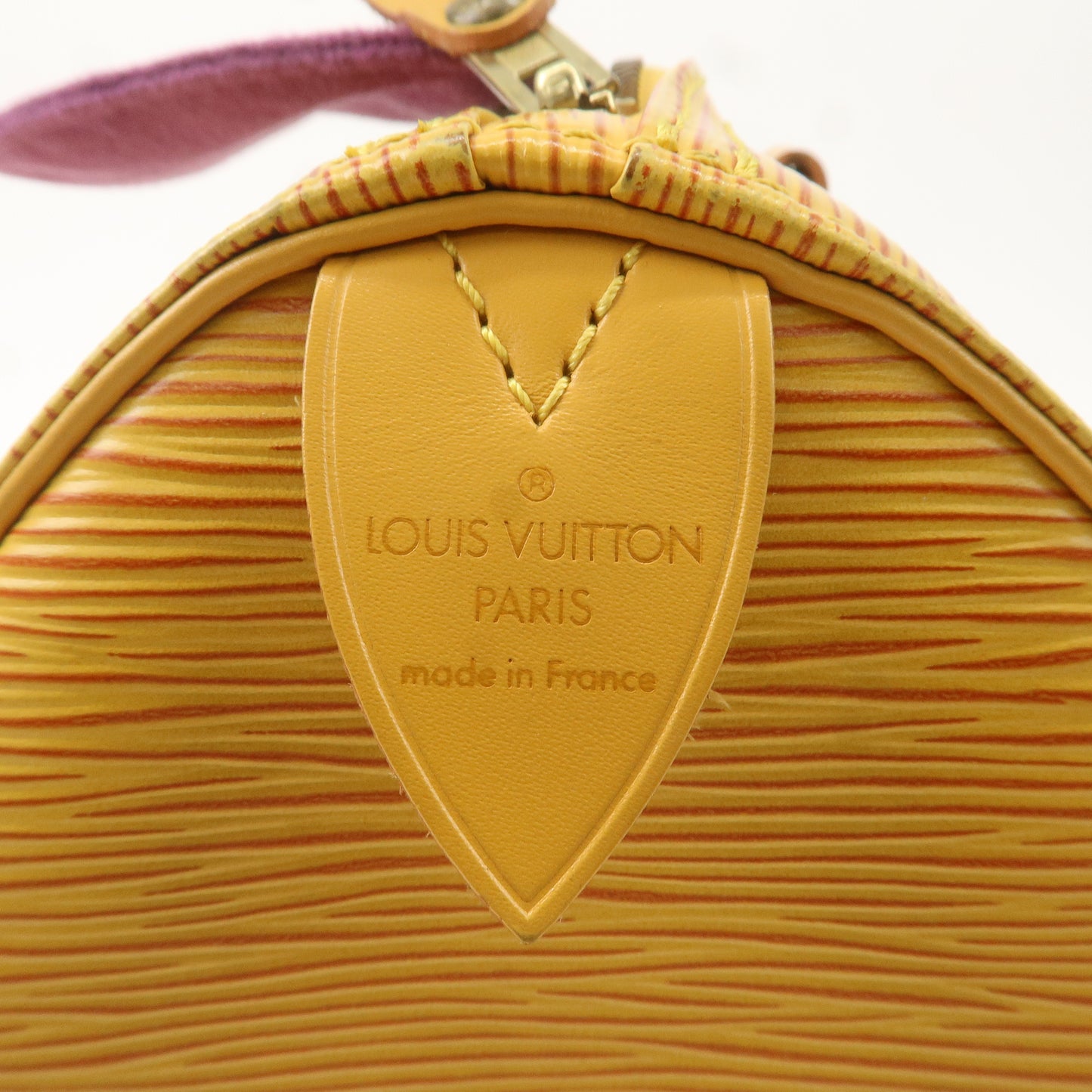 Louis Vuitton Epi Speedy 25 Boston Bag Hand Bag Yellow M43019