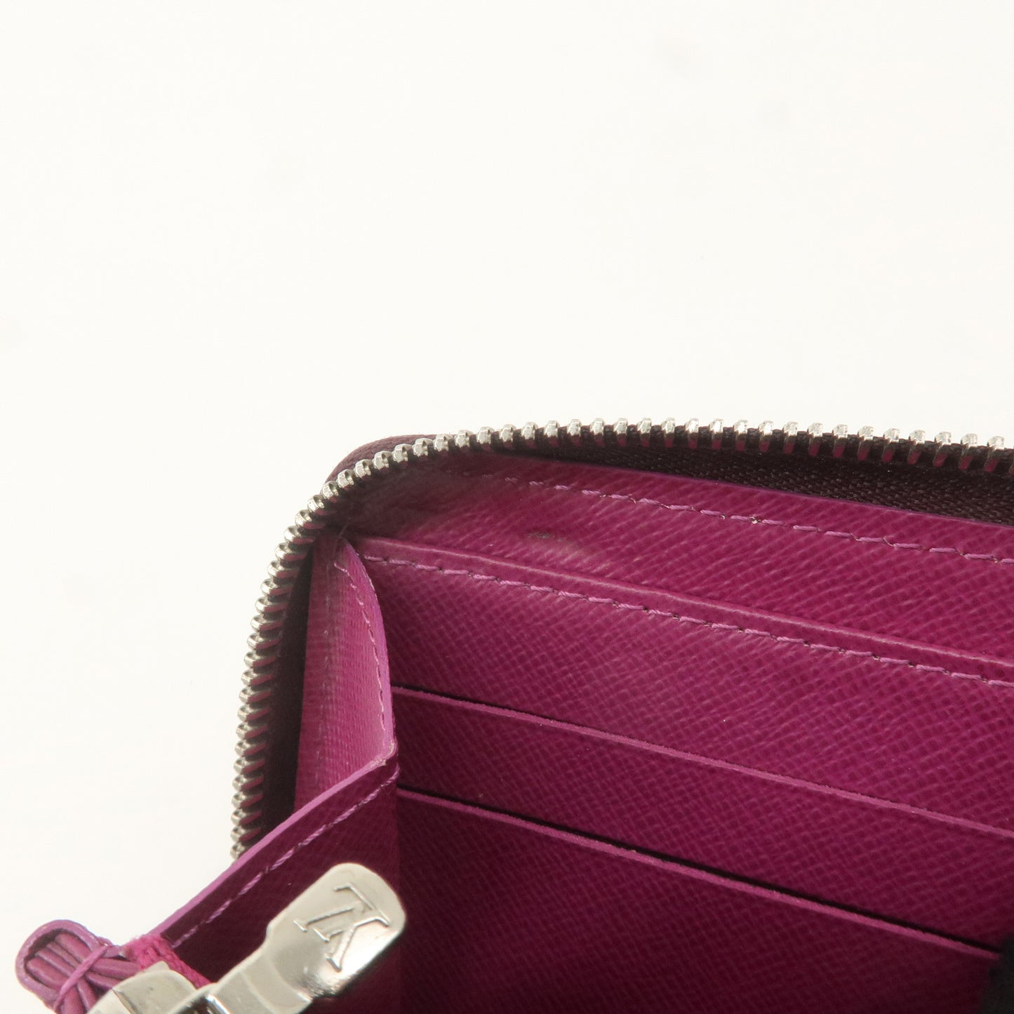 Louis Vuitton Epi Zippy Wallet Long Wallet Purple Cassis M6007K