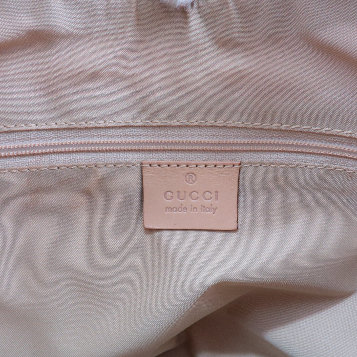 GUCCI GG Canvas Leather Shoulder Bag Hand Bag Pink 001郢晢ｽｻ3386