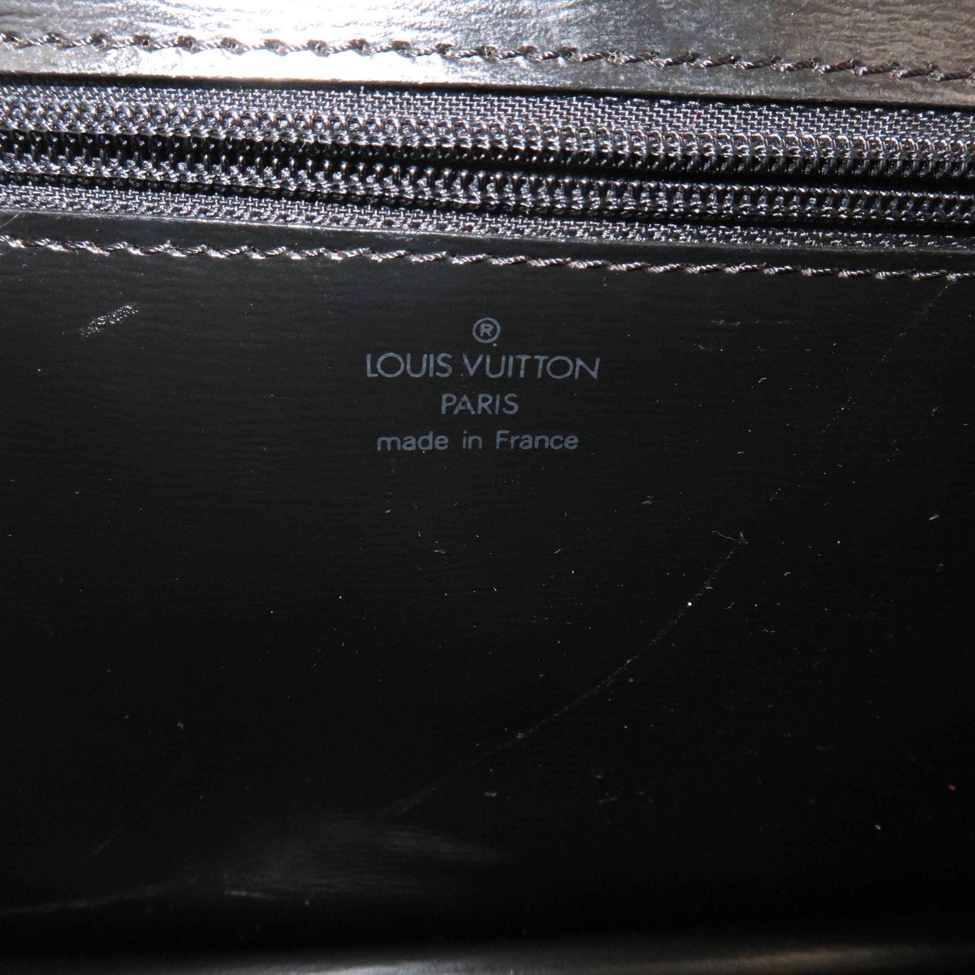 Louis+Vuitton+Hublot+Shoulder+Bag+Black+Epi+Leather for sale