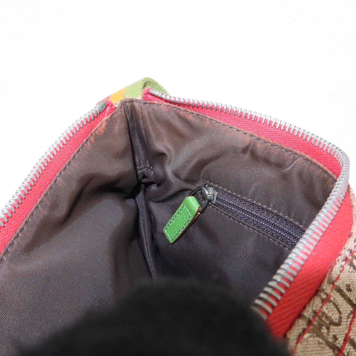 Christian Dior Rasta Torotter Canvas Leather Shoulder Bag