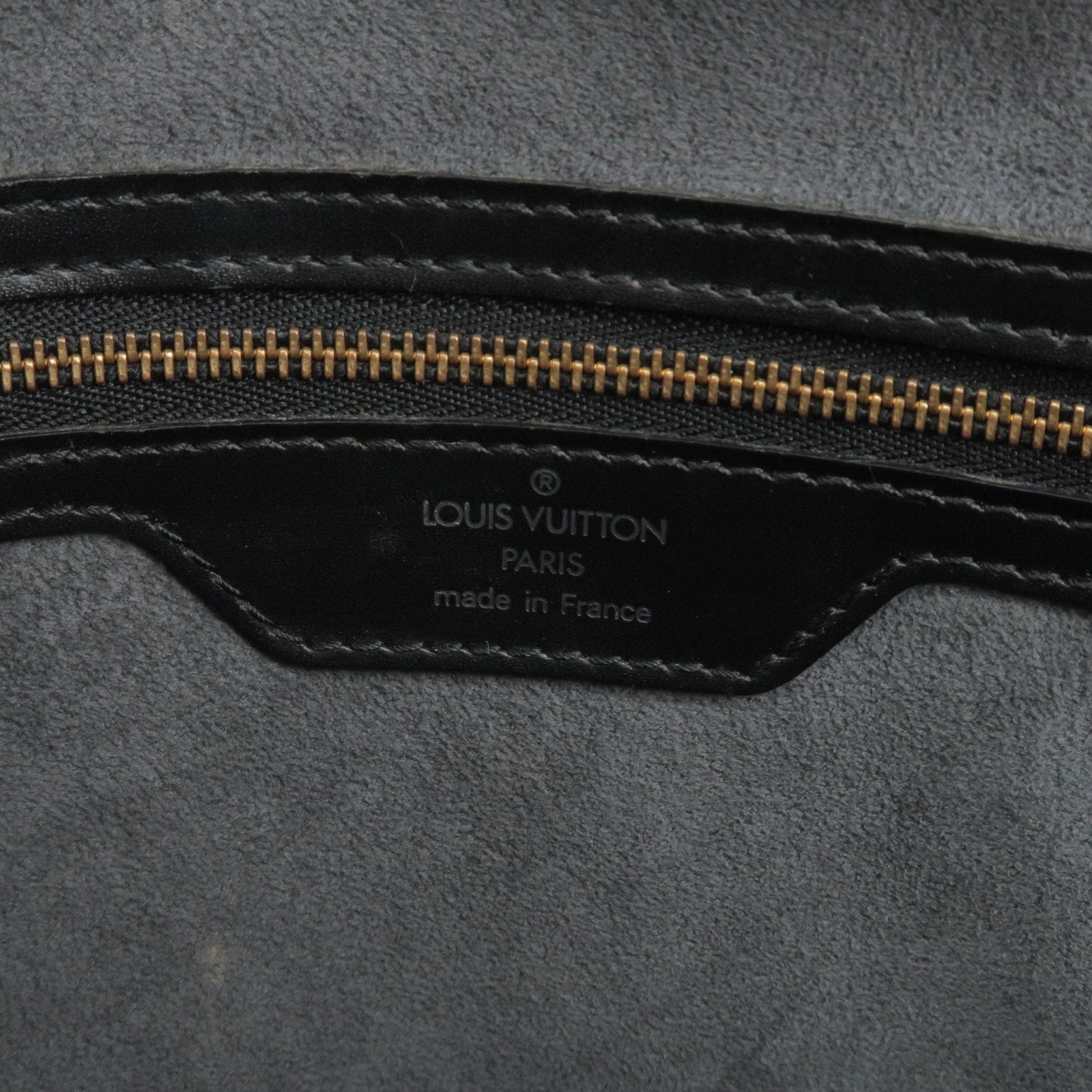 Vintage Louis Vuitton Black Epi Saint Jacques Small Handbag