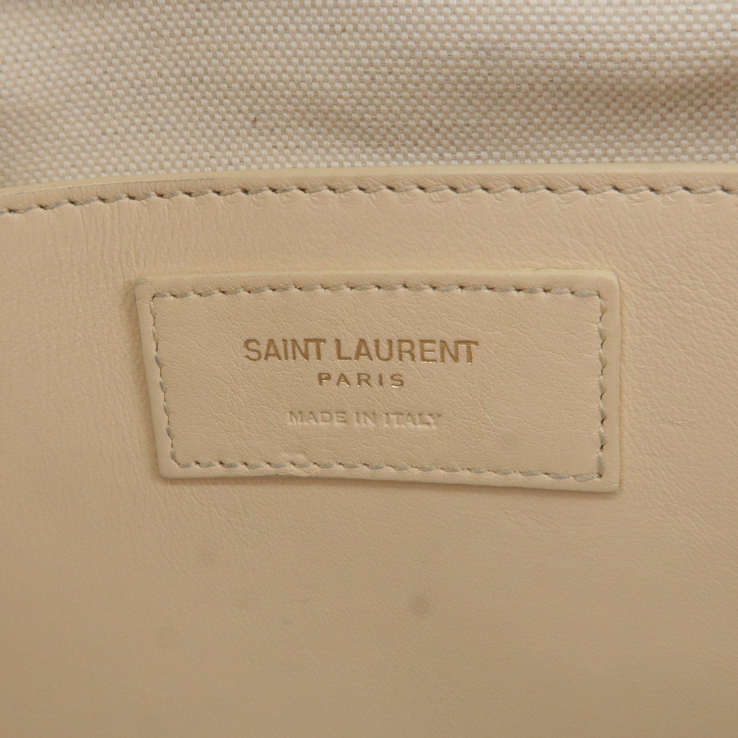 Saint Laurent Raffia Leather Baby Downtown Cabas 2WAY Bag 436834