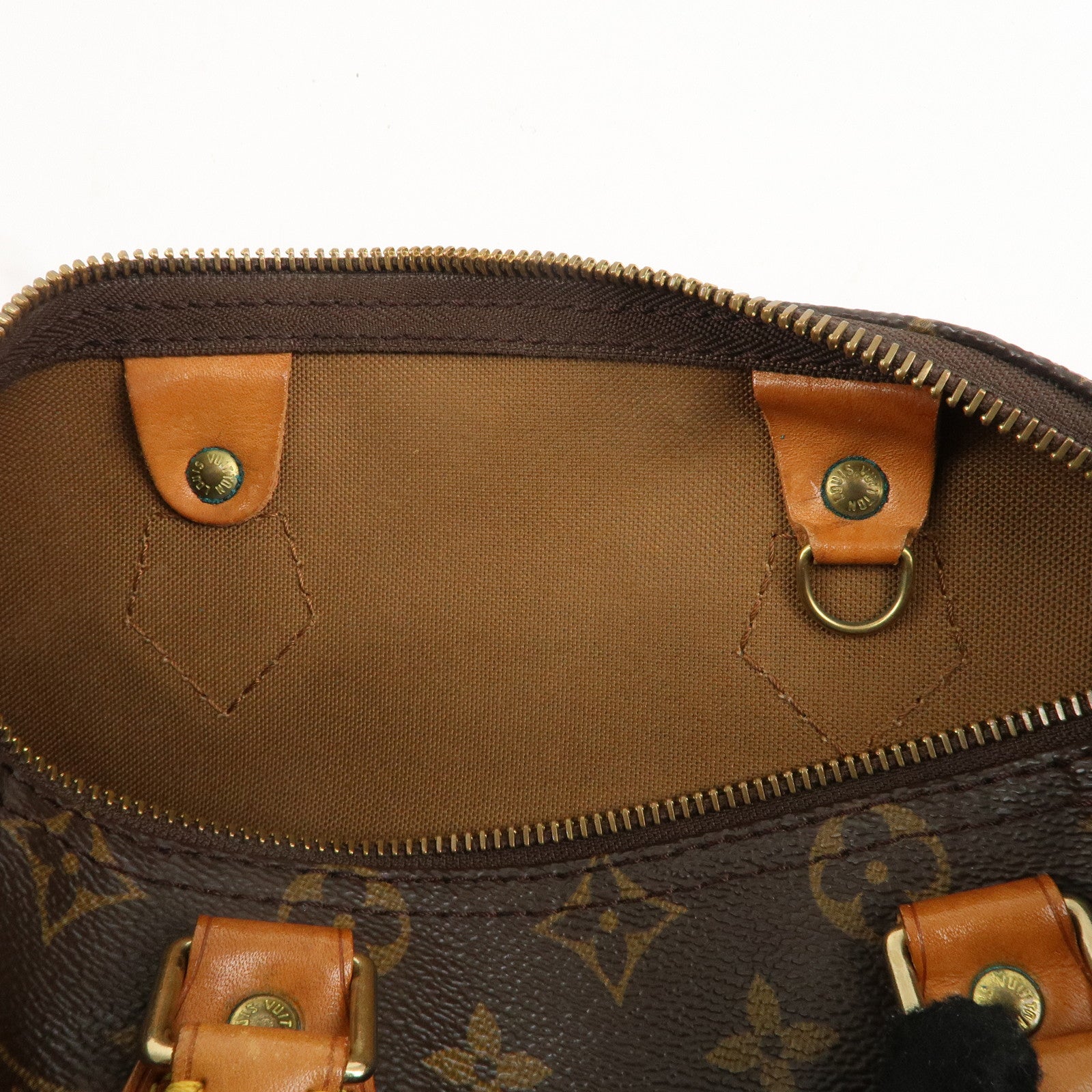 Louis Vuitton Monogram Speedy 25 Hand Bag Boston Bag M41528