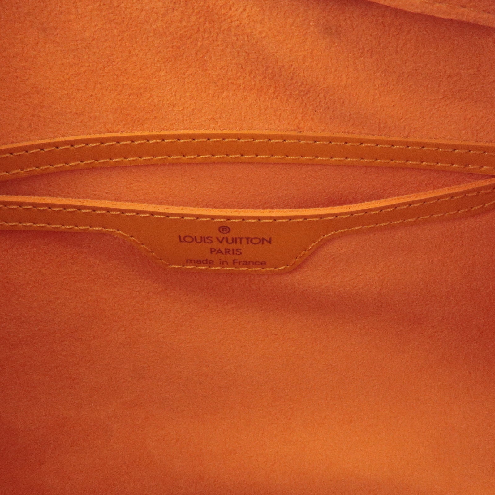 Louis Vuitton Soufflot Hand Bag Epi White Leather France M5268J Genuine  Serial
