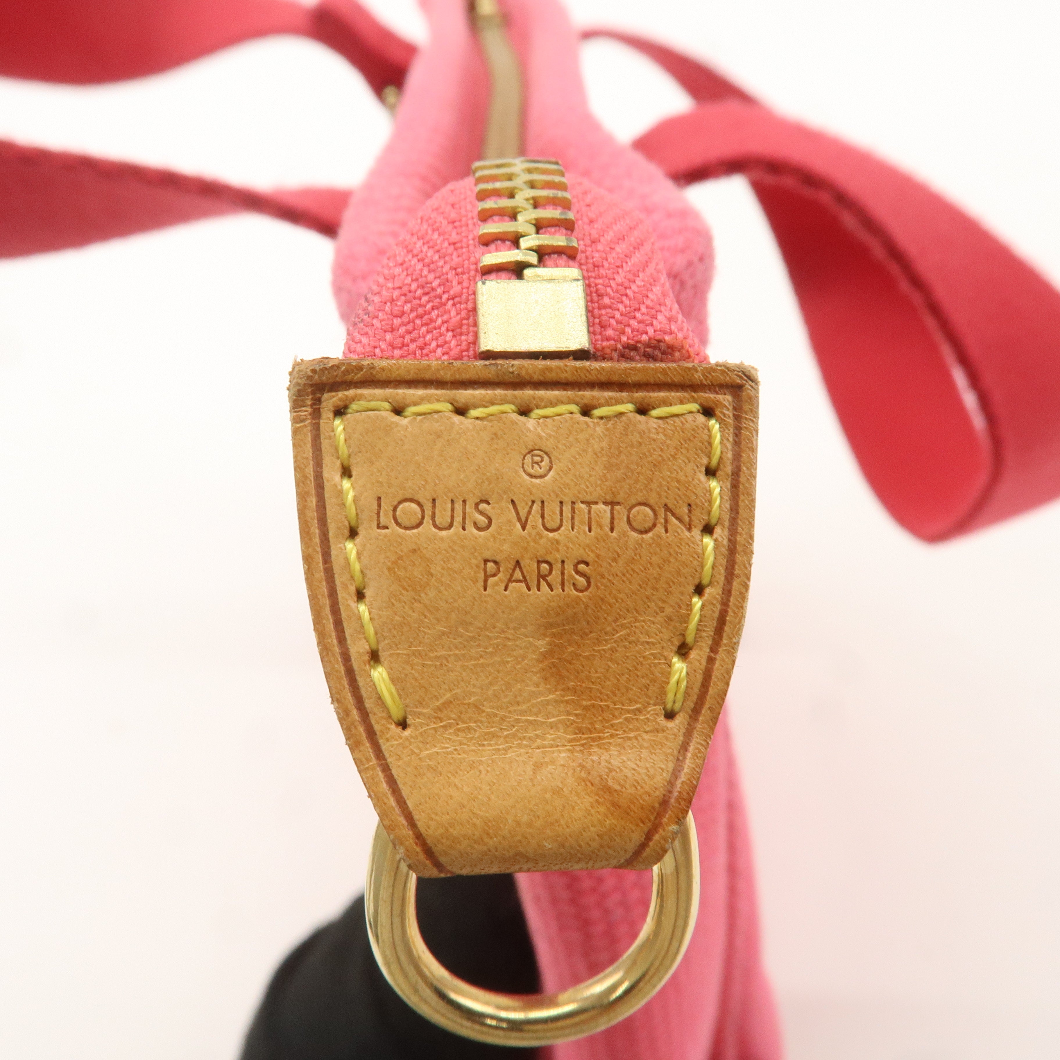 Louis Vuitton Antigua Cabas PM Tote Bag Hand Bag Rose M40088