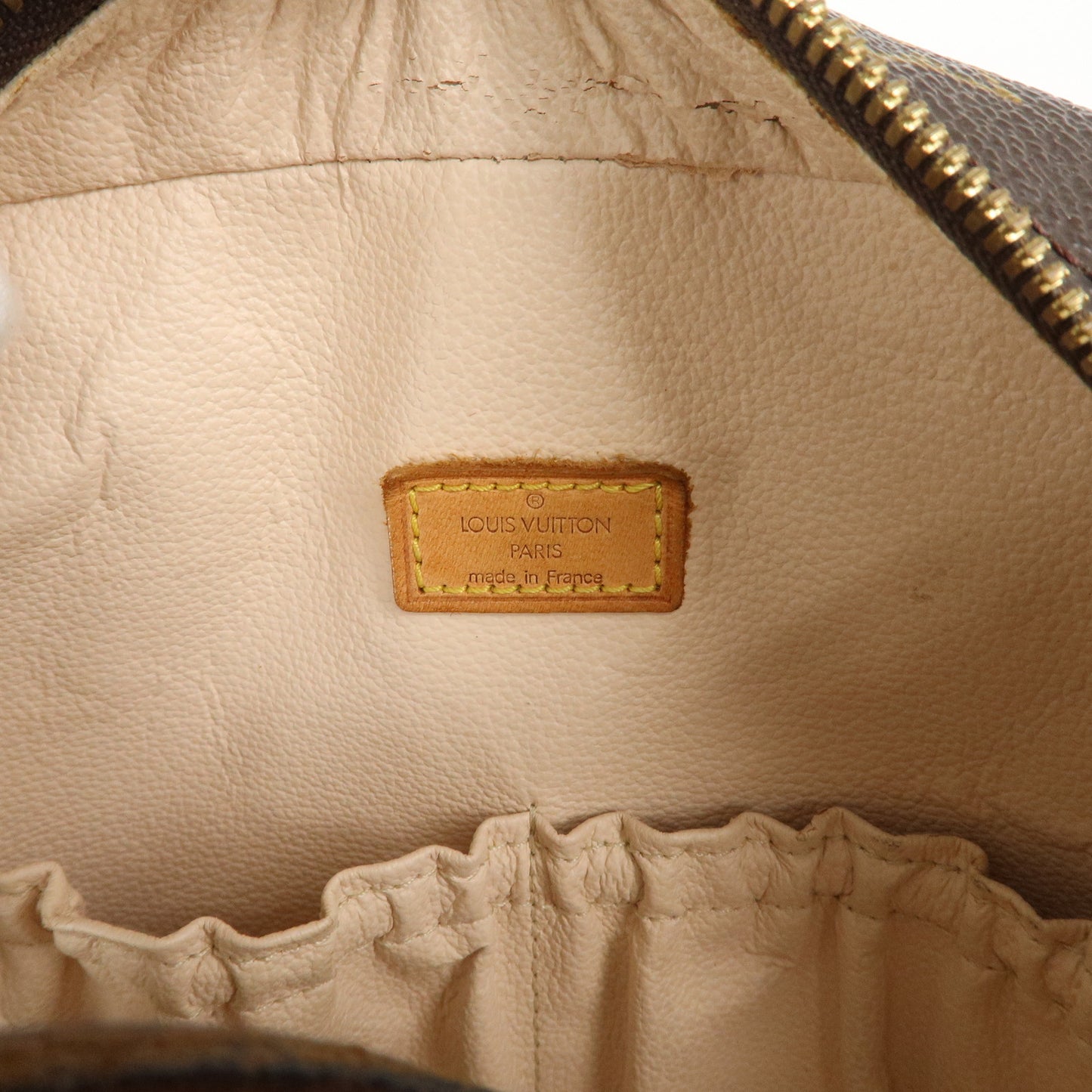 Louis Vuitton Monogram Spontini Hand Bag Brown M47500